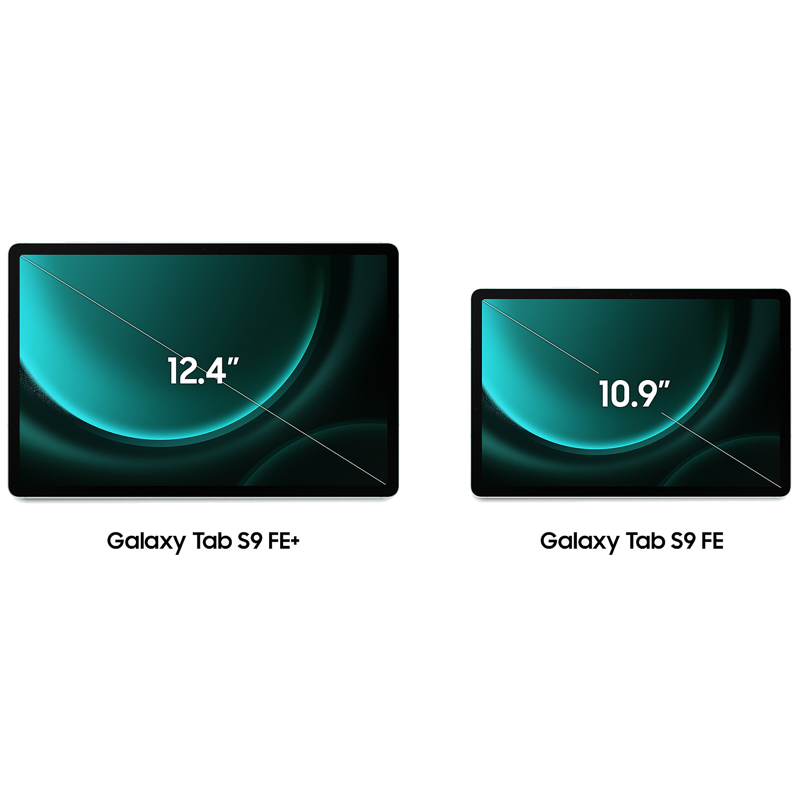 Tablette tactile Samsung Galaxy Tab S9 FE+ WiFi 128Go Argent - S Pen inlcus  - Samsung Galaxy Tab S9 FE+ WiFi 128Go Argent