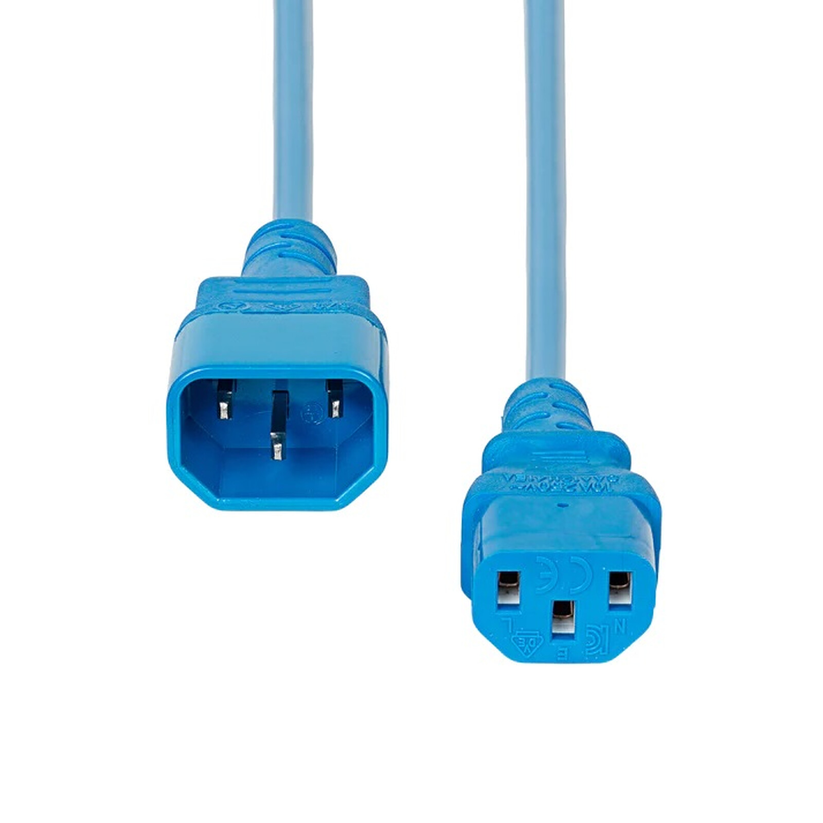 ProXtend Cordon secteur IEC C13 vers IEC C14 - Bleu - 2 m - Câble Secteur - Garantie  3 ans LDLC