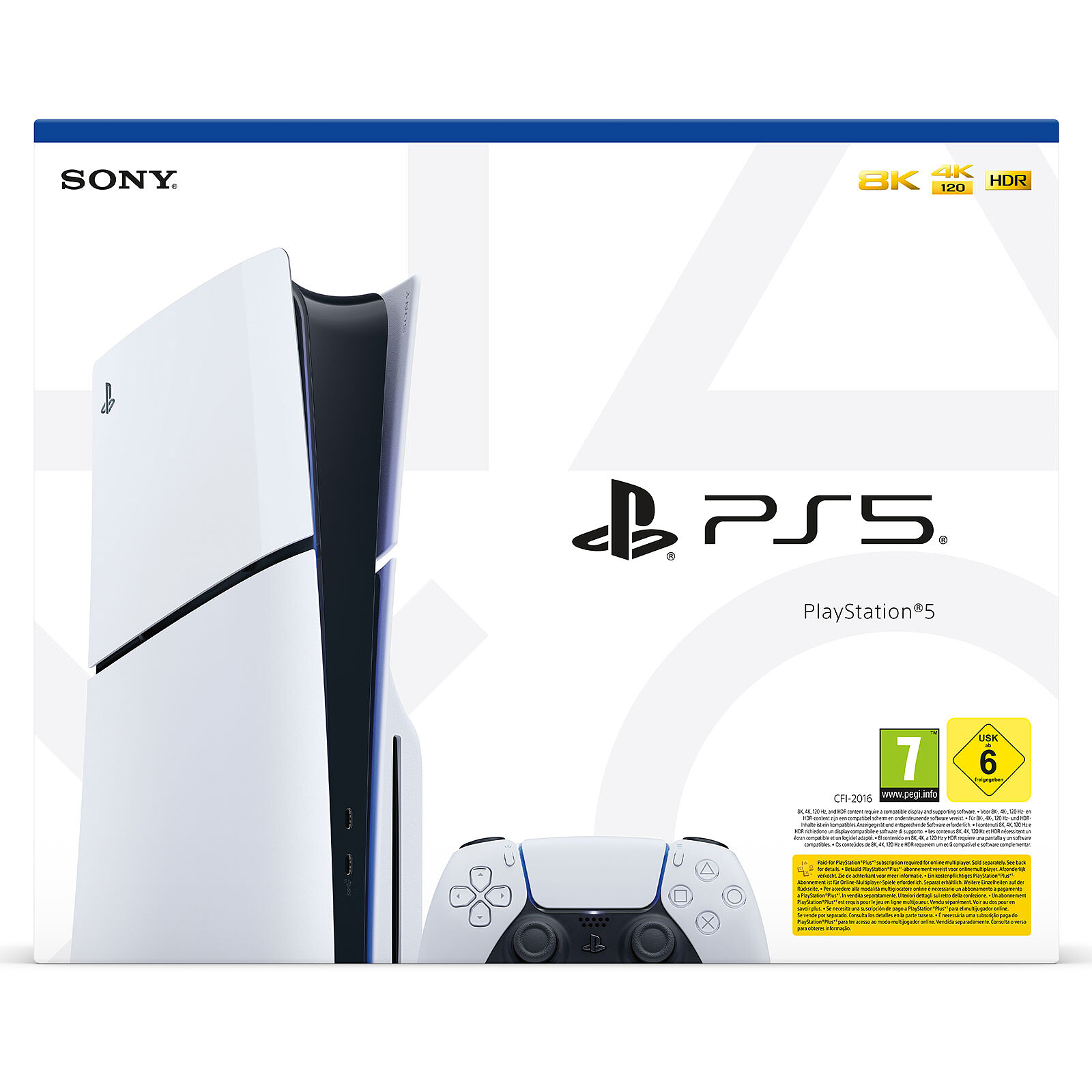 Pack console PS5 FIFA 23 édition numérique + télécommande + Carte