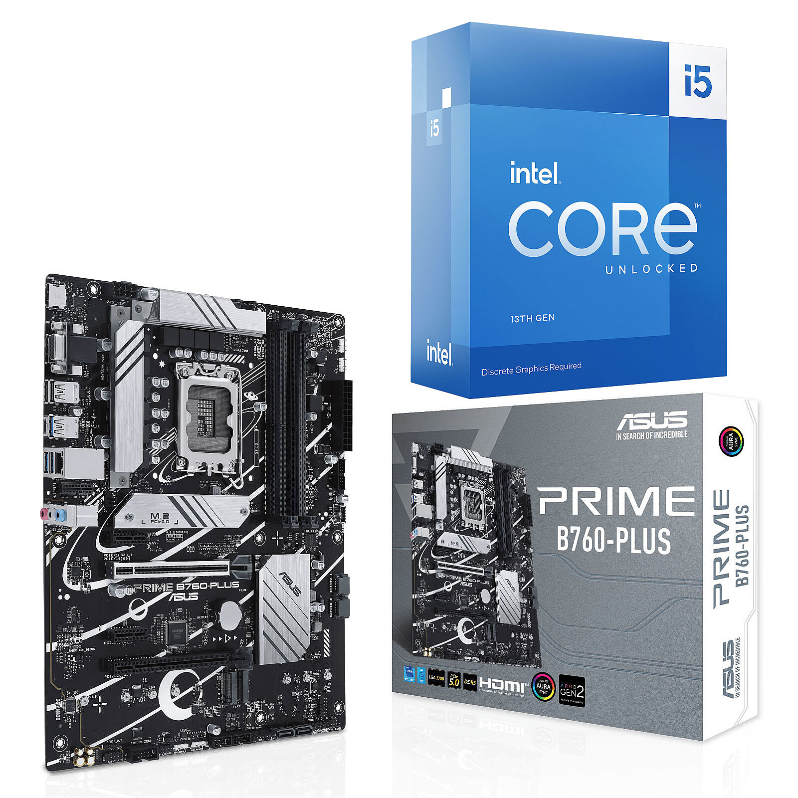 Intel Core i5 13600KF - Asus B760 - RAM 32 Go DDR4 - Kit upgrade PC   sur