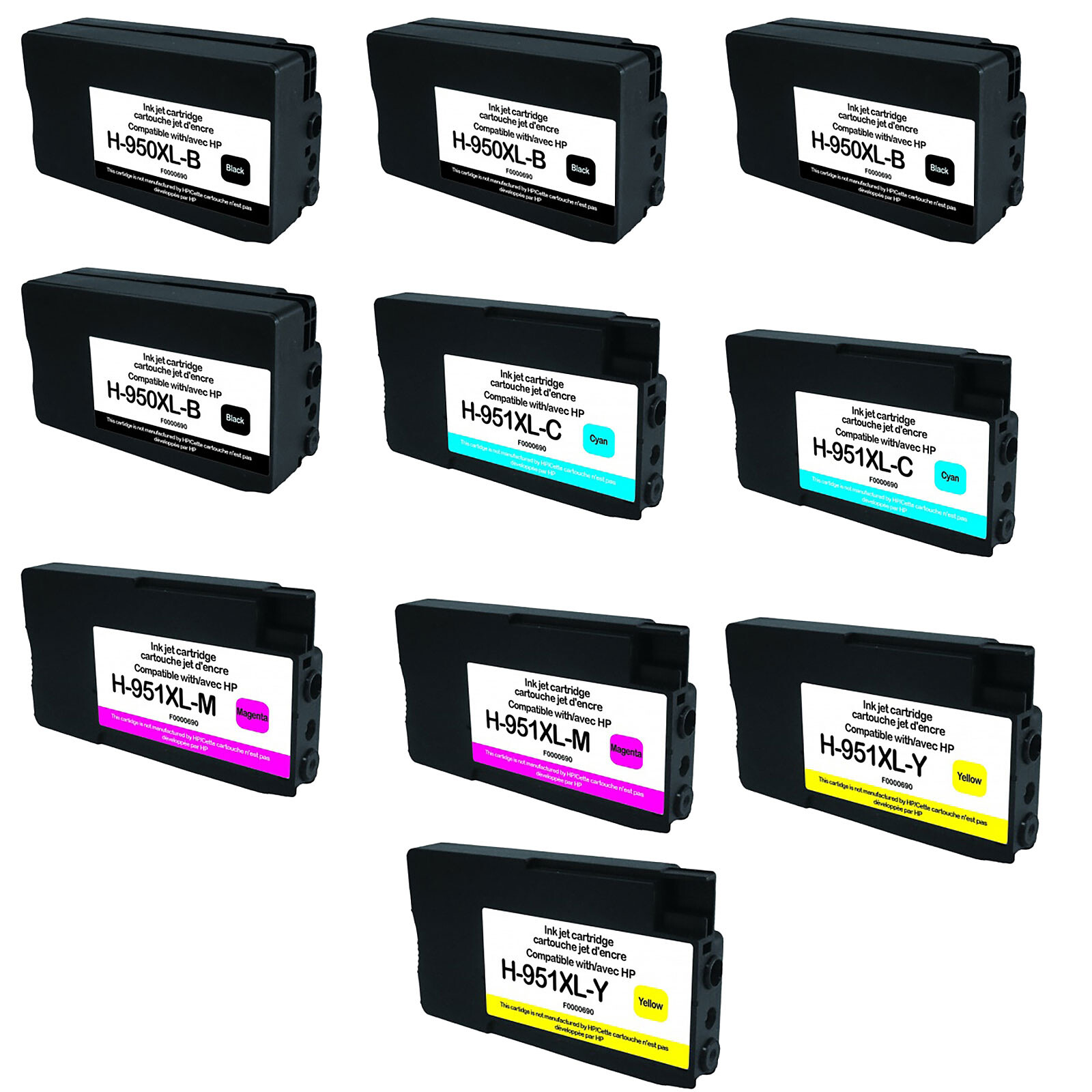 HP 953XL Black/3-colour (3HZ52AE) - Printer cartridge - LDLC