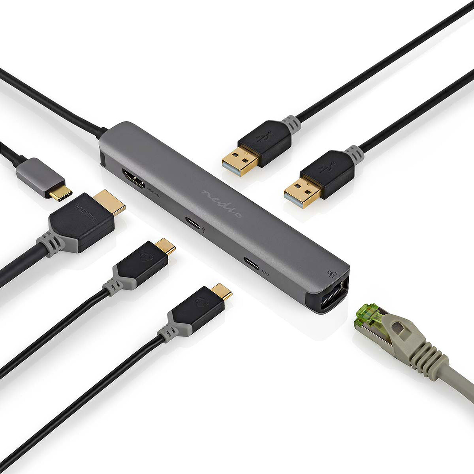 i-Tec - Câble vidéo/audio - USB-C mâle pour HDMI mâle - 1.5 m - support 4K  Pas Cher