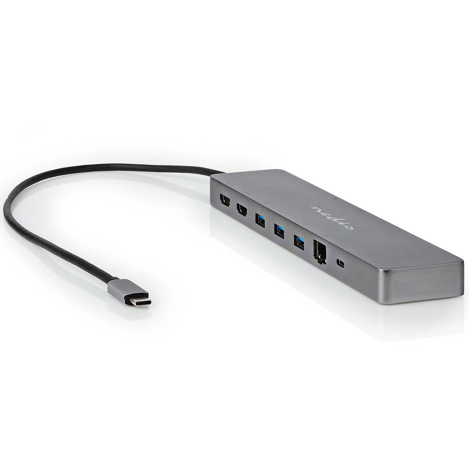 Nedis Hub USB 3.0 + lector de tarjetas (micro)SD - Hub USB - LDLC