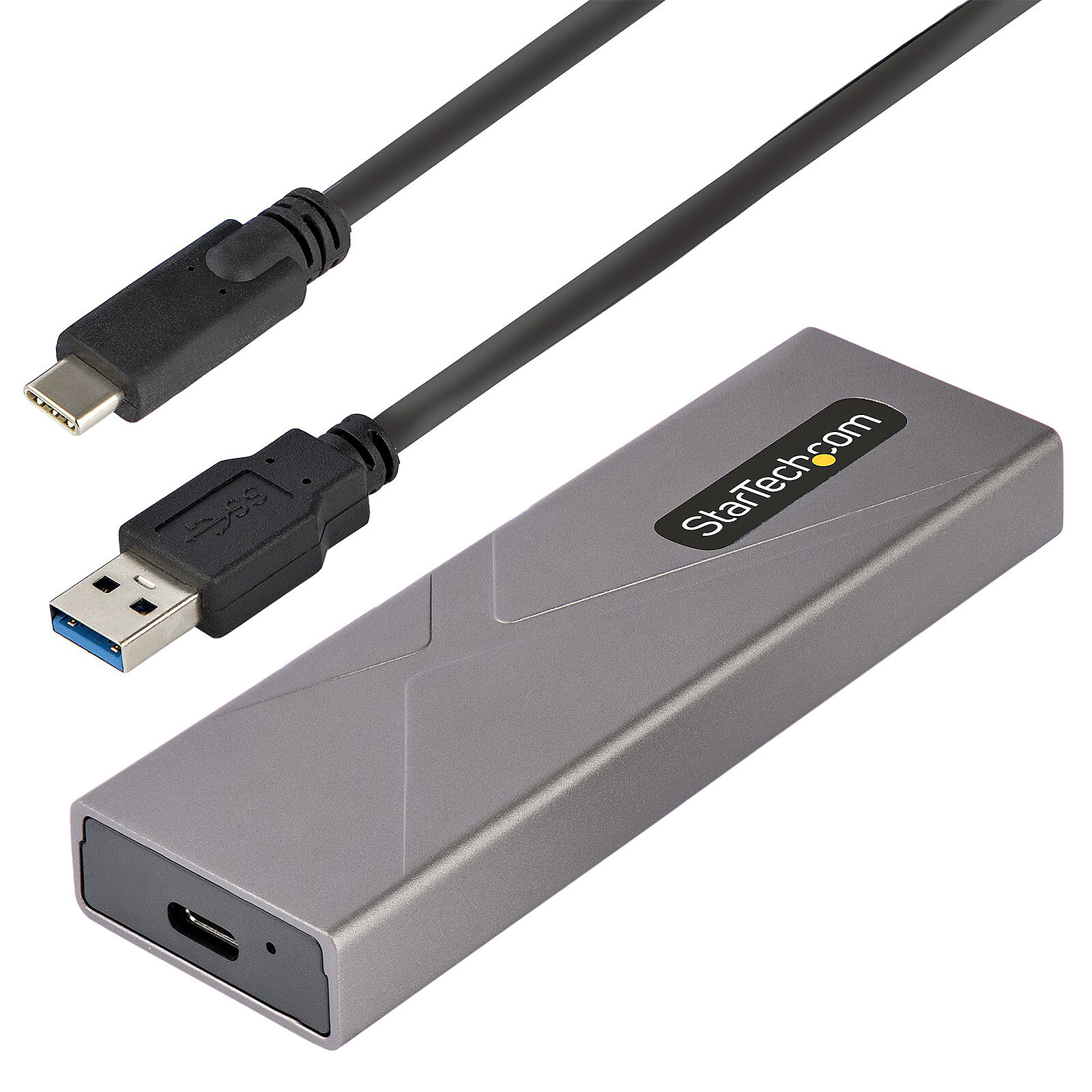 Boitier aluminium USB pour disque HDD SATA 2.5 3.5 et SSD M2 NVMe