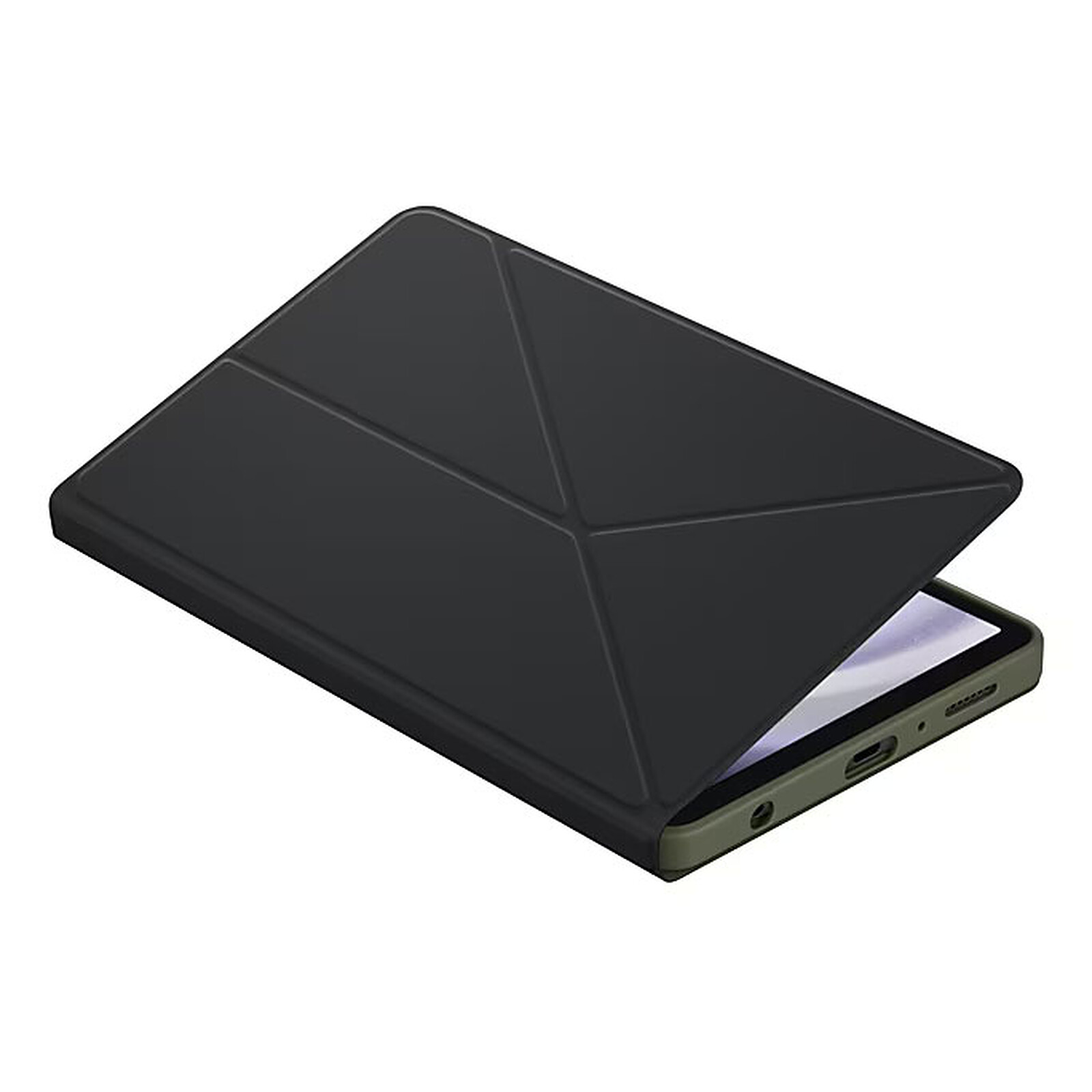 Book Cover Hybride Noir pour Galaxy Tab S9