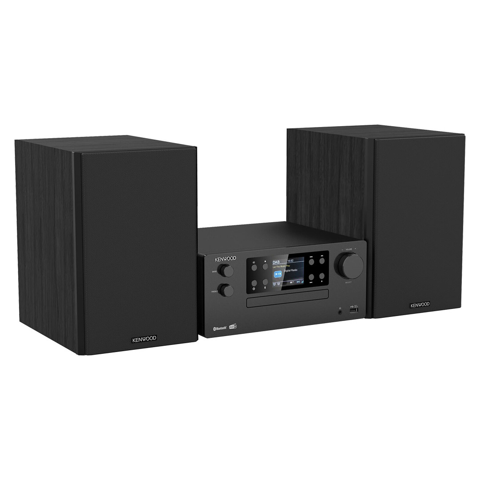 Système chaîne Hifi et platine Vinyle avec écran TFT - CD/USB/AUX