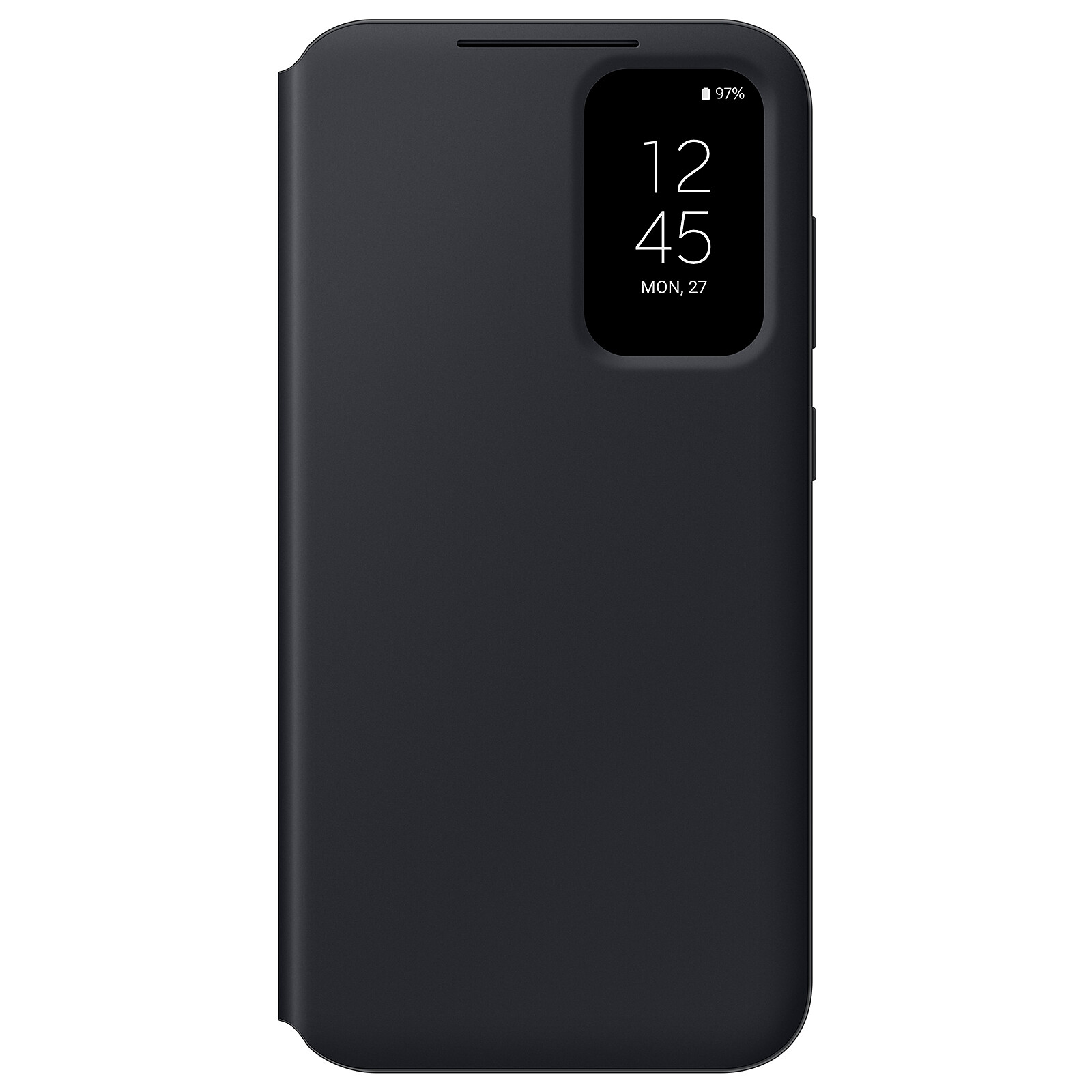 Funda de piel Negro Samsung para Galaxy S23 - Funda para teléfono móvil