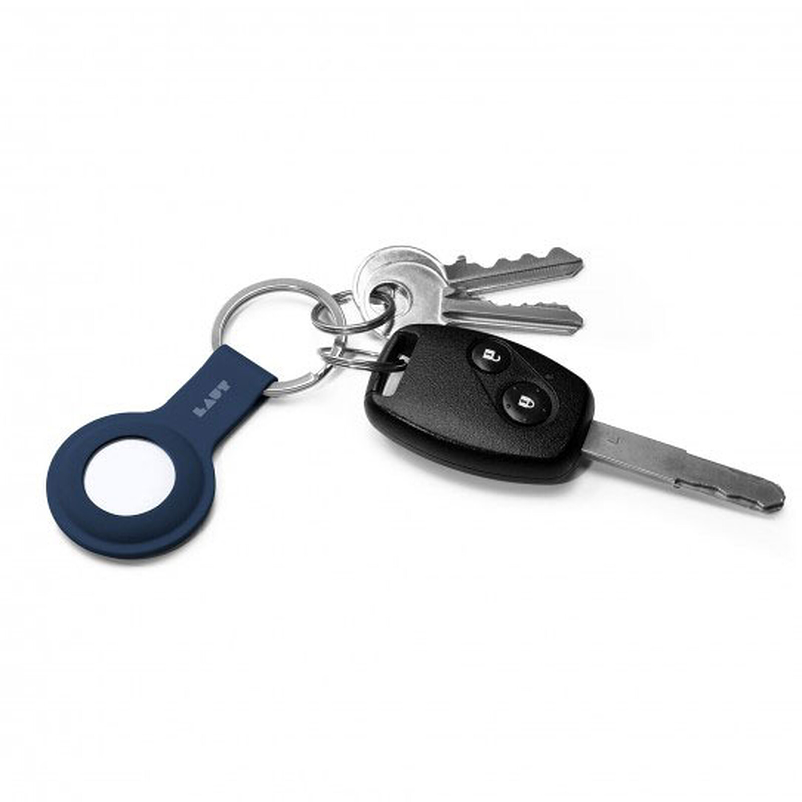 Belkin Support AirTag sécurisé avec porte-clés bleu