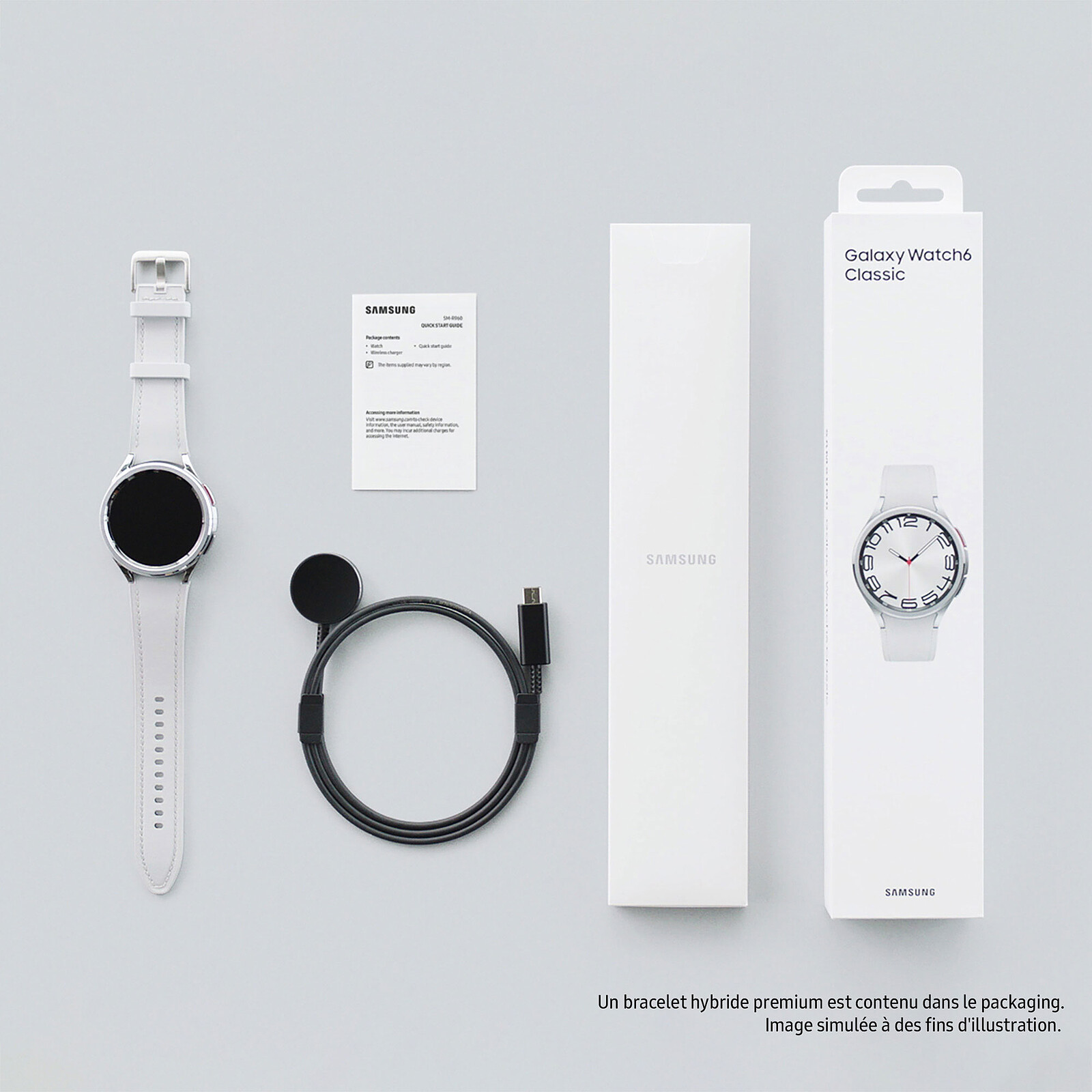 Samsung Galaxy Watch6 Classic 4G (47 mm / Plata) - Smartwatch - LDLC