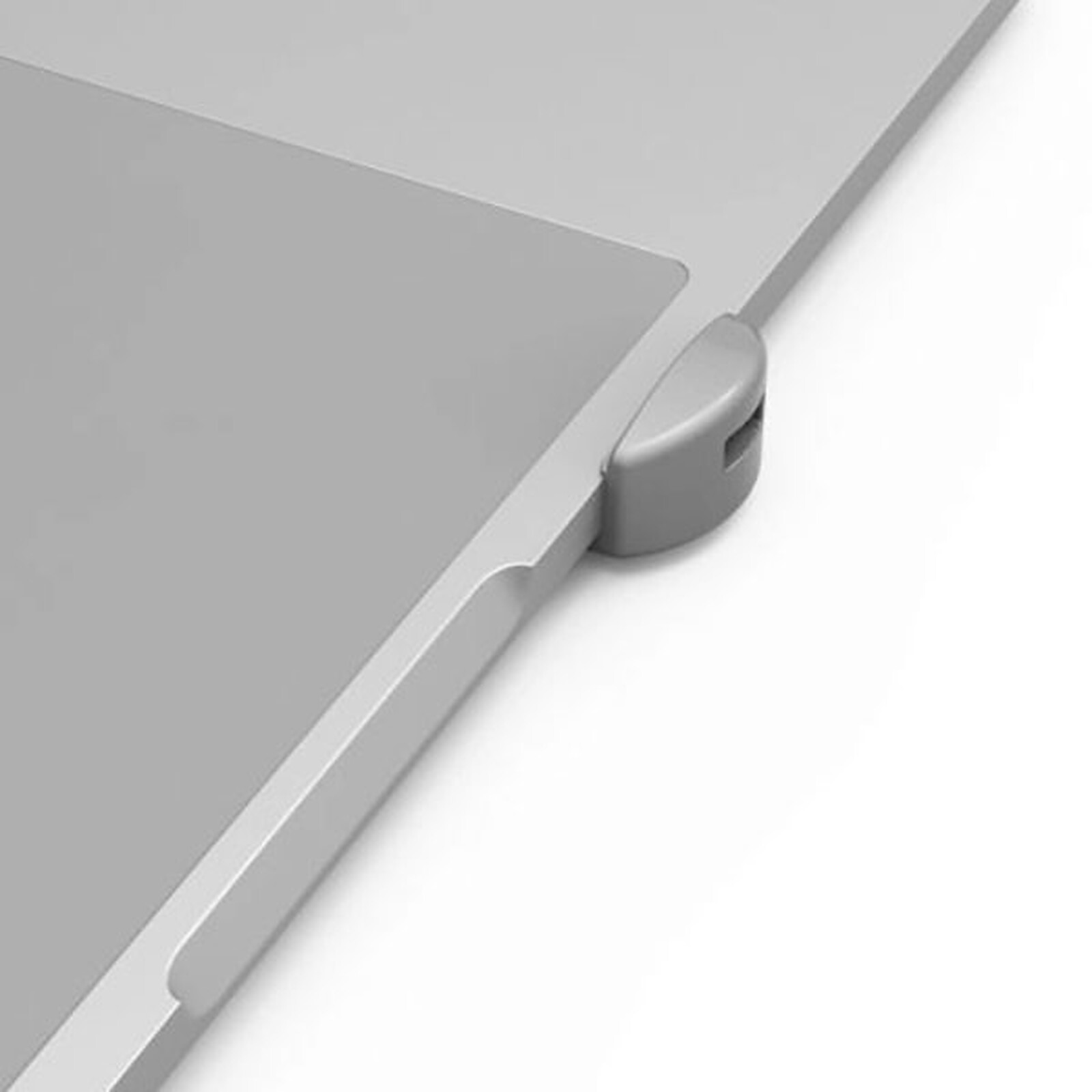 Compulocks MacBook Air M2 Adaptateur Ledge avec câble antivol à combinaison  argentée - adaptateur à fente de verrouillage pour la sécurité - avec  serrure à câble à clé - MBALDG04KL