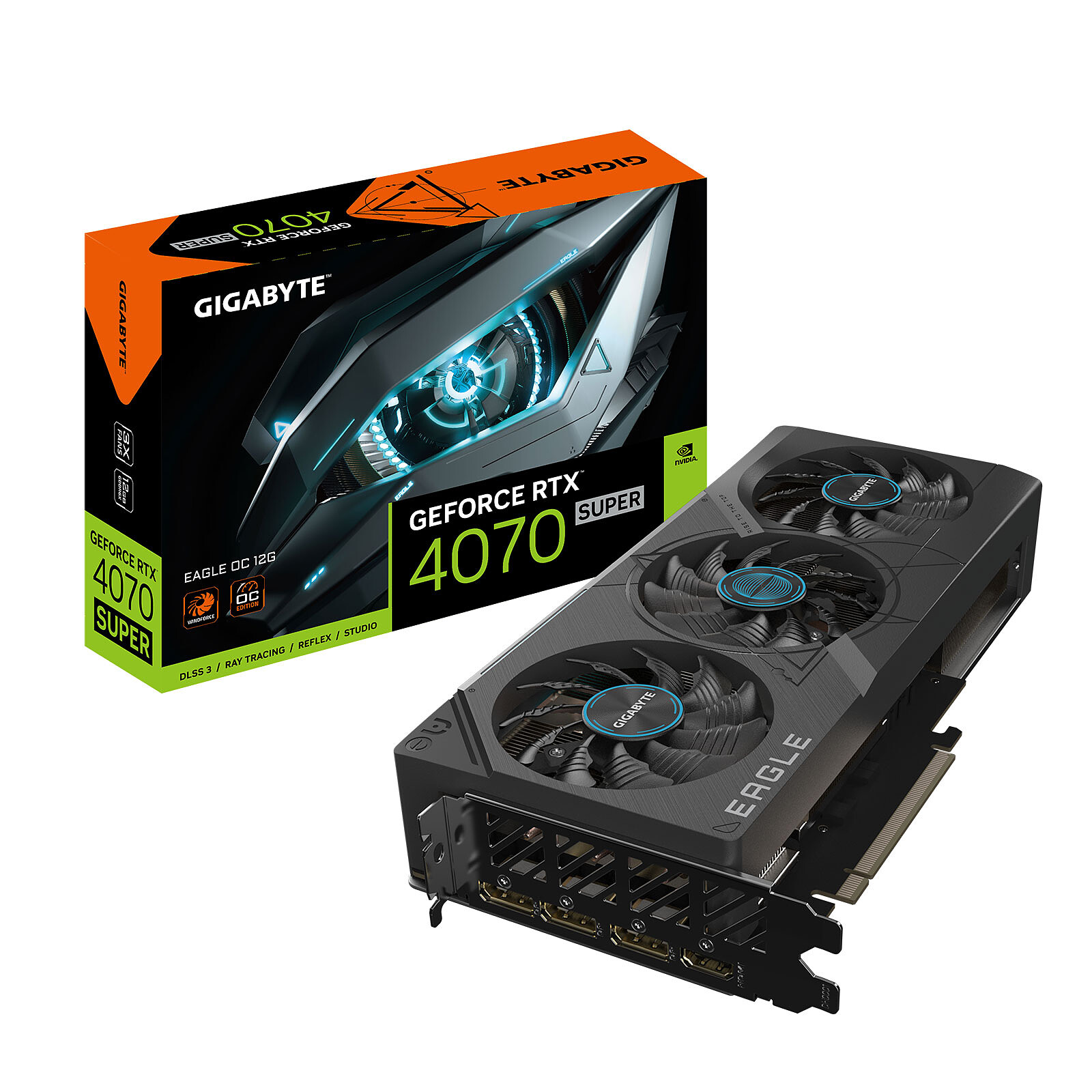 Gigabyte GeForce RTX 4070 SUPER EAGLE OC 12G Carte Graphique LDLC 