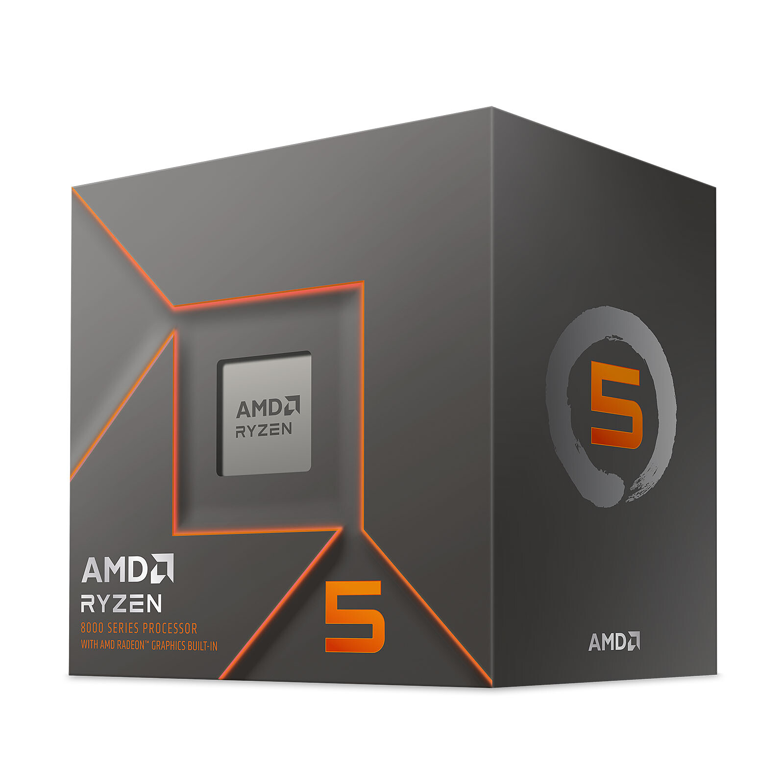 AMD Ryzen 5 1600 - Processeur 3,2 GHz - Socket AM4 - Ventilateur Wraith  Spire 65W Inclus