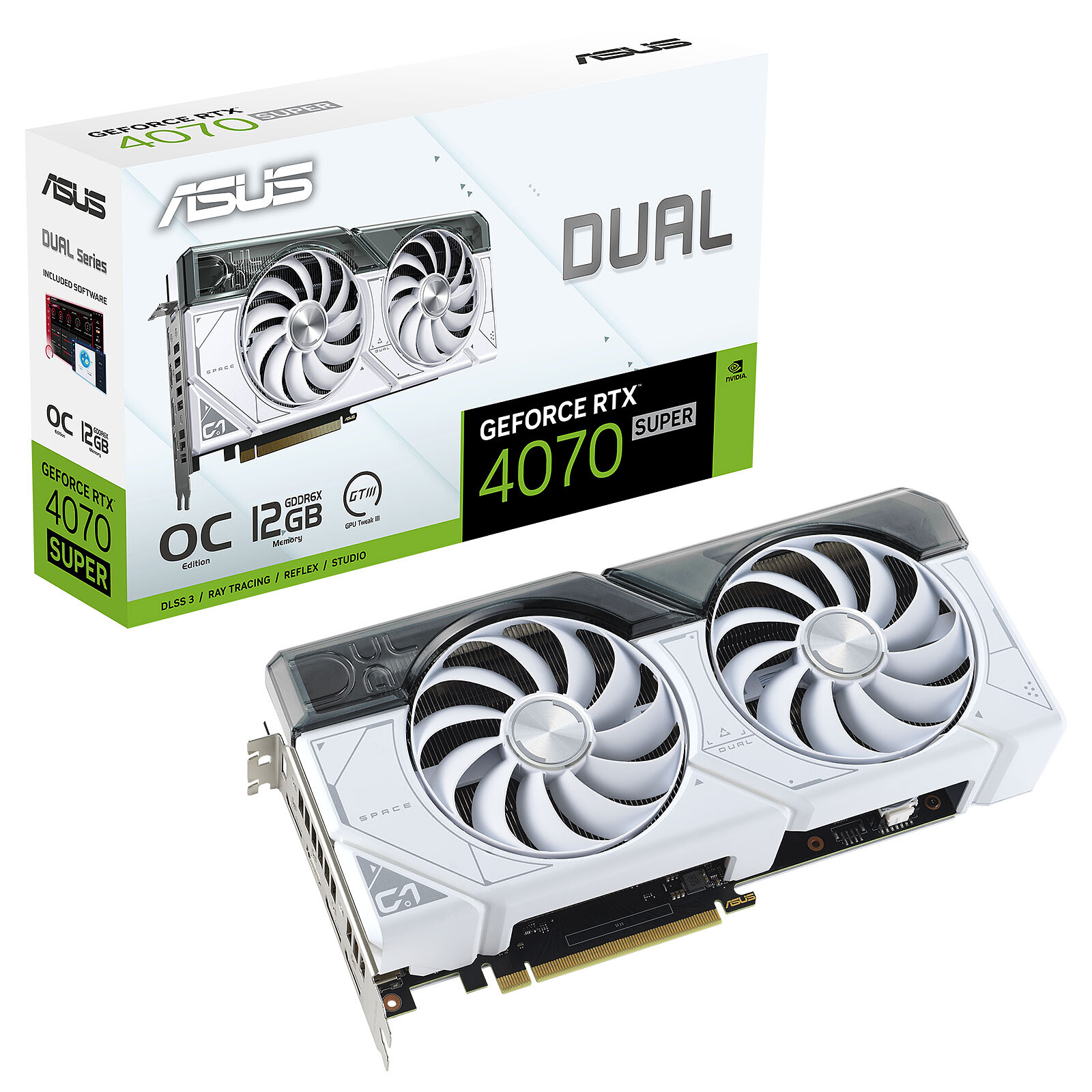 ASUS Dual GeForce RTX 4070 SUPER White OC Edition 12G ASUS Devis 