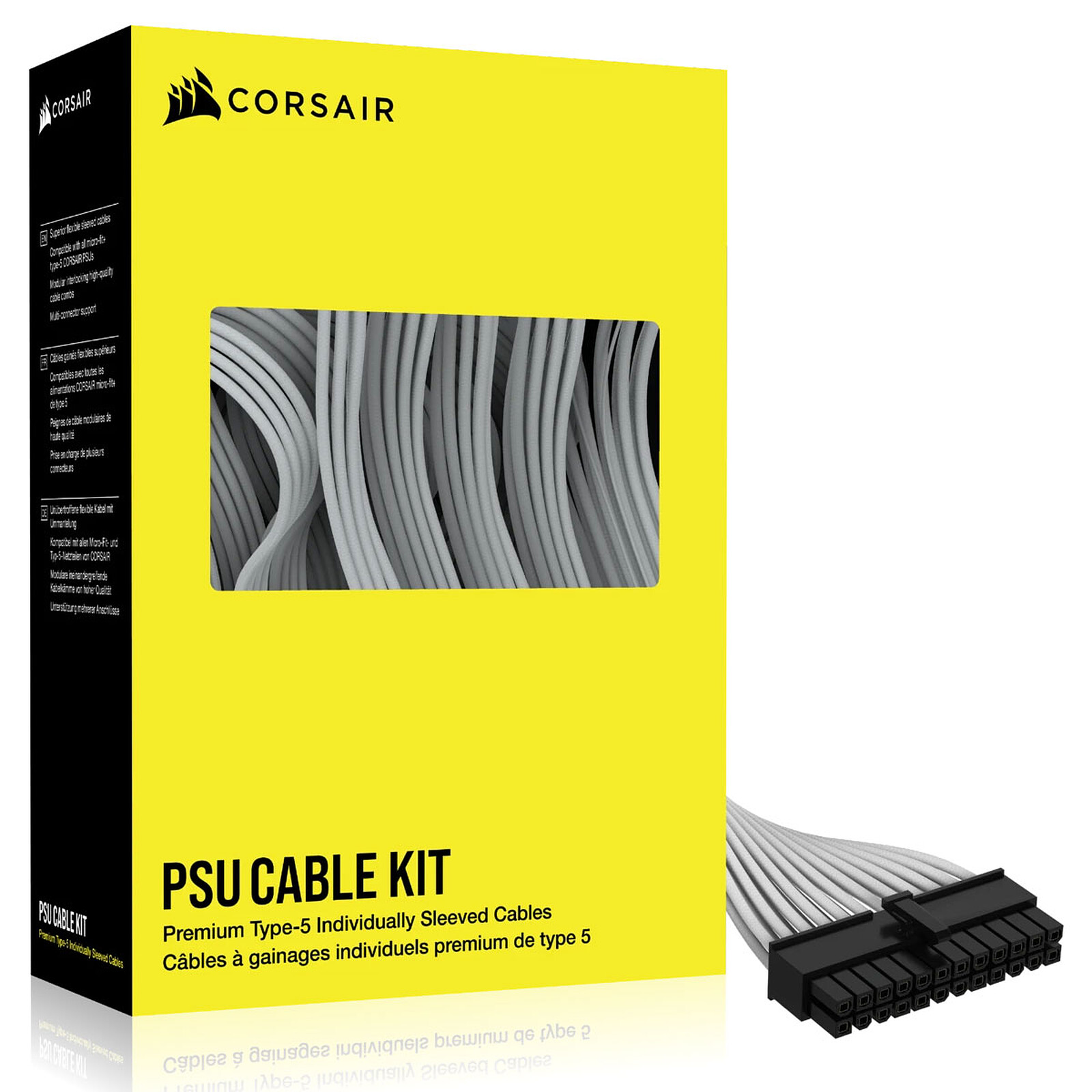 Corsair Premium Kit de Câble de démarrage type 5 Gen 5 - Blanc (CP