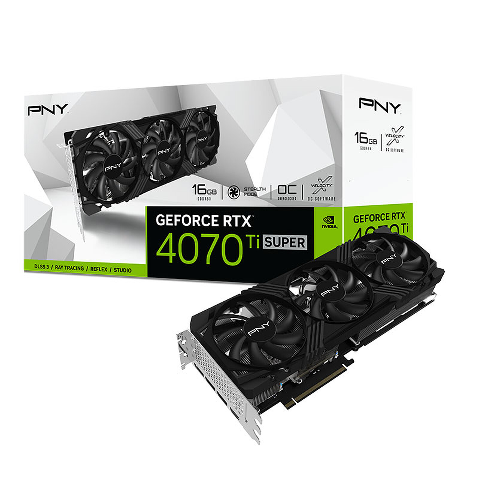 PNY GeForce RTX 4070 12GB VERTO Dual Fan - Carte graphique - Garantie 3 ans  LDLC