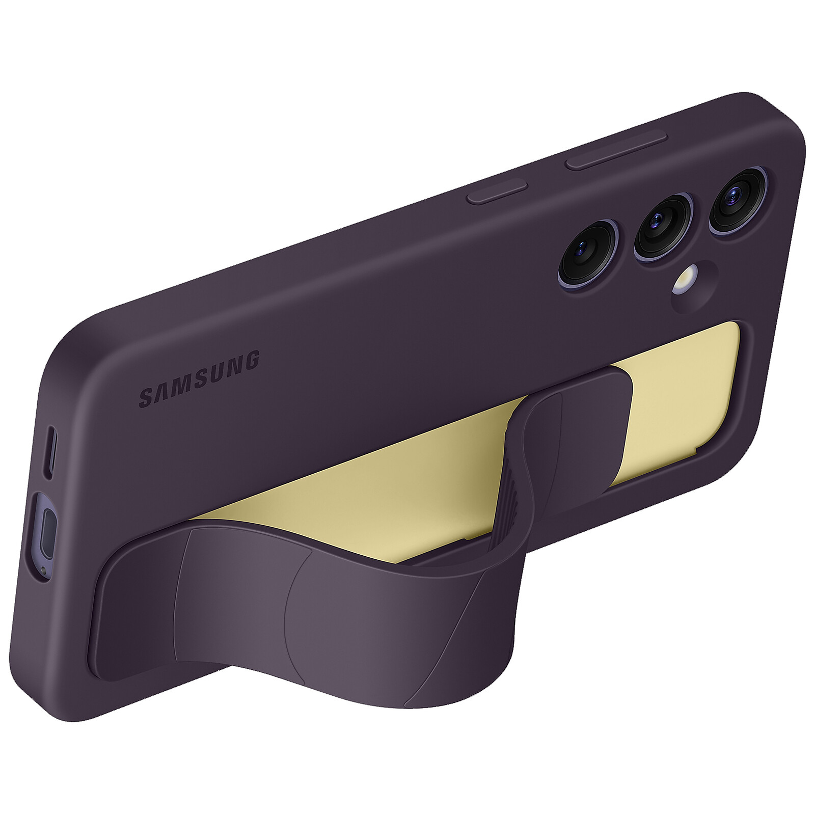 Funda de silicona Samsung Cordón morado Galaxy S24 Ultra - Funda