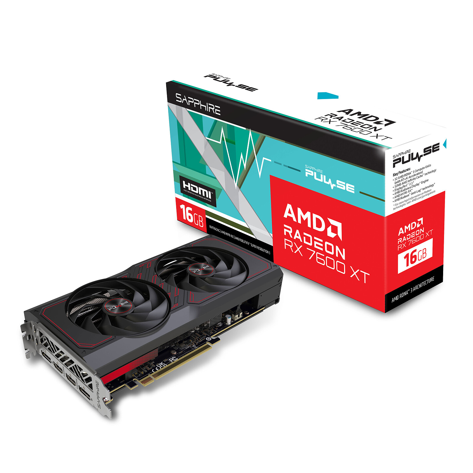 Sapphire RX 7600 XT Pulse or the cheapest 16 GB graphics card 
