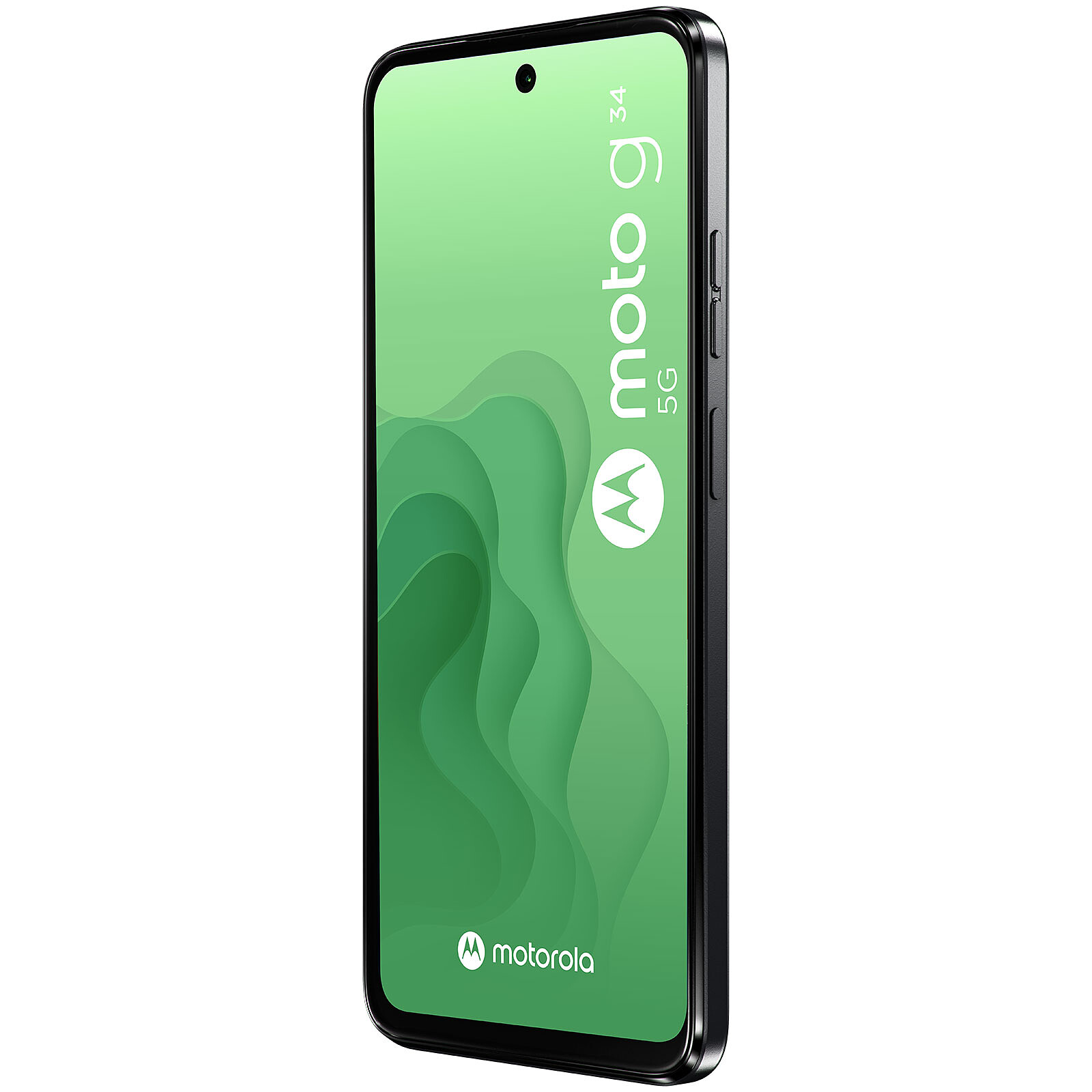 MEMELOKA Cover Per Motorola Moto G34 5G Con Protezione Fotocamera Scorrevole - Custodia Antiurdo Con Supporto Girevole + 2 Vetri Temperati (Nero)