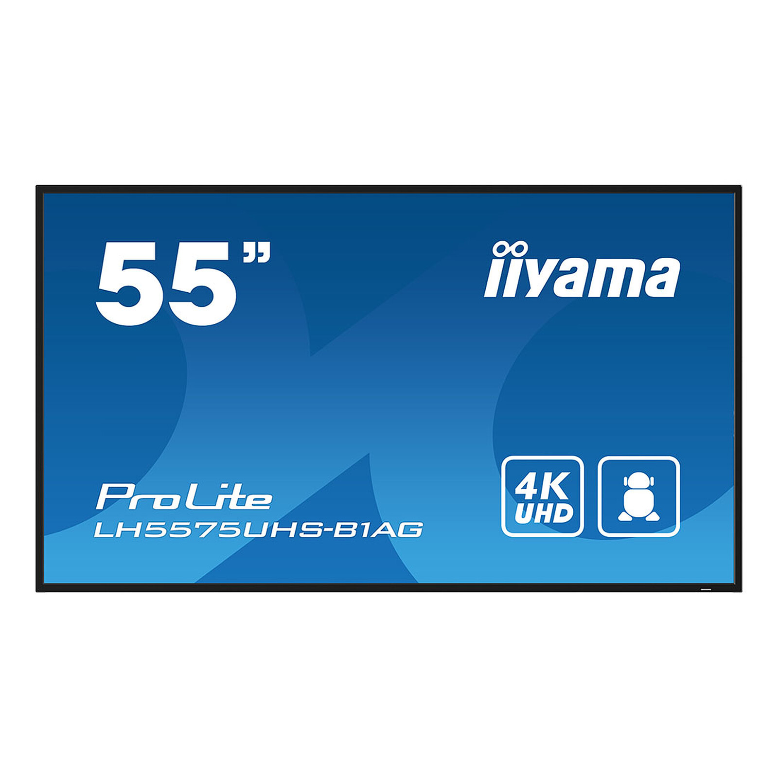 Écran Digital Signage Iiyama 55" 4K UHD Android - Pour Affichage Publicitaire Et Professionnel