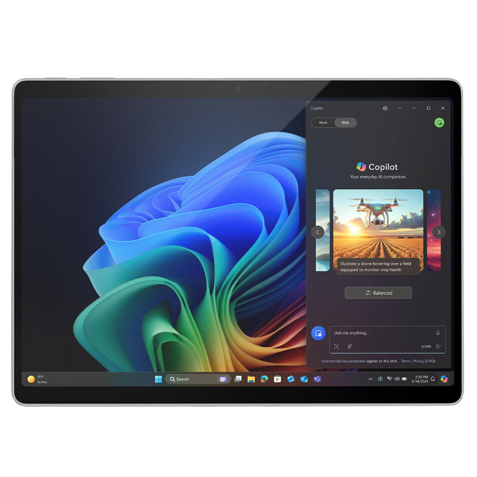Microsoft Surface Pro Copilot+ PC 11ème Edition OLED for Business ...