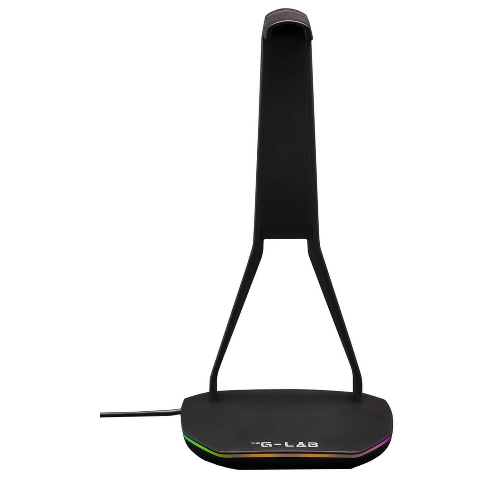 G-Lab K-Stand Hydrogen - Gaming Headset Stand Met RGB Verlichting, USB Hubs En USB-C (zwart, 2024)
