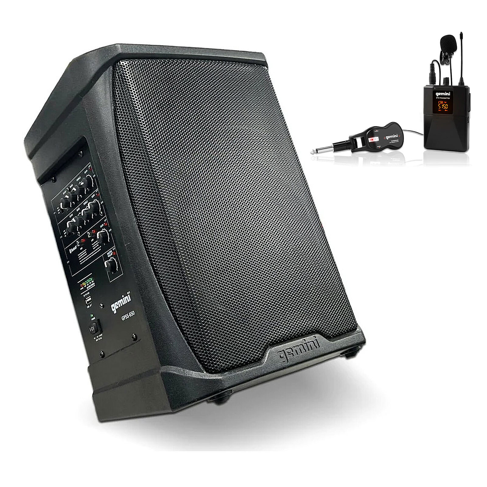 thumbnail image 2 of Gemini GMU-HSL100 UHF Wireless Hands-Free Microphone System - New 2 of 6