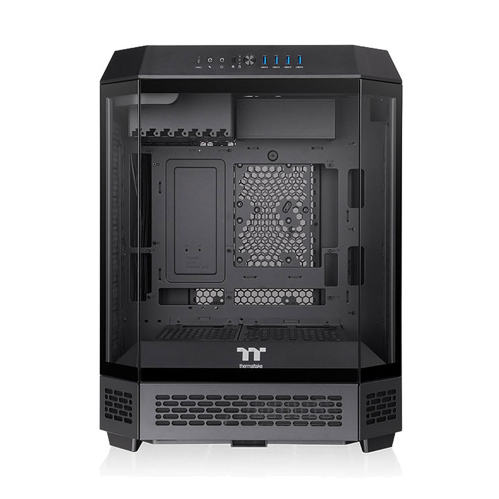 Boîtier PC Gaming Thermaltake View 600 TG - Full Tower Avec Panneaux En Verre Trempé - Neige