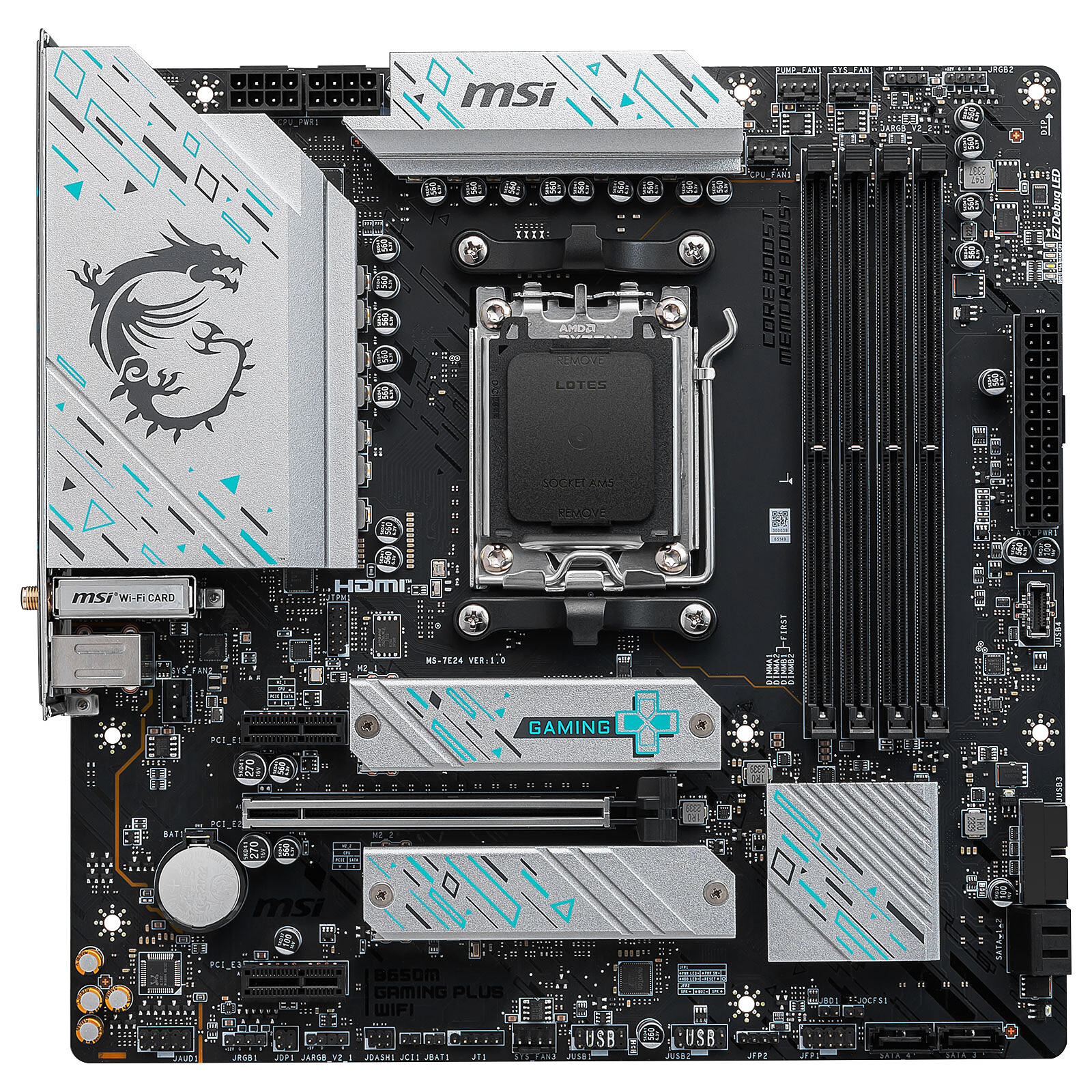 MSI B650M GAMING PLUS WIFI Motherboard LDLC Holy Moley MSI B650M GAMING PLUS WIFI Motherboard LDLC Holy Moley