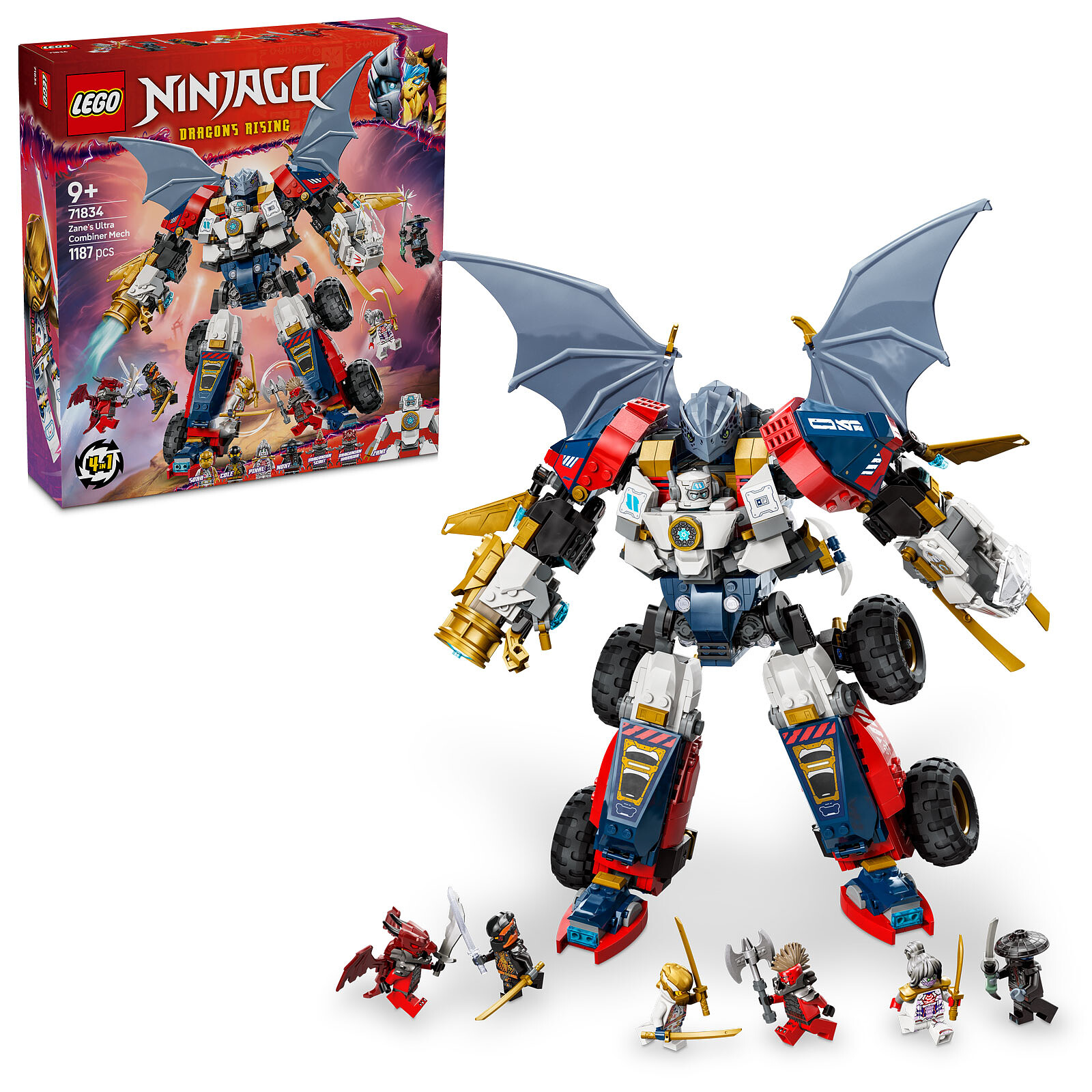LEGO Ninjago 71834 Le robot ultra combo de Zane - LEGO - LDLC