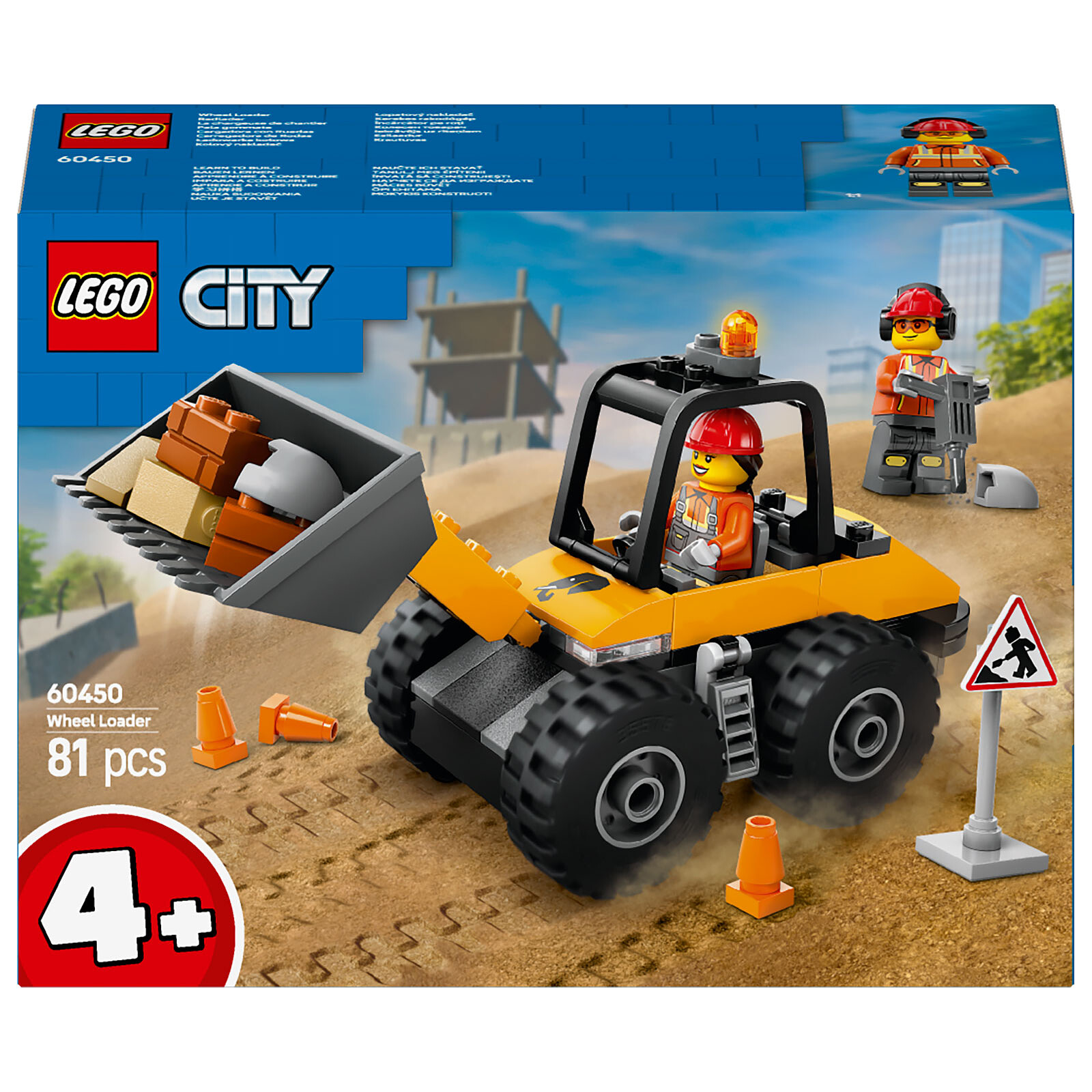 LEGO City 60450 The Yellow Construction Loader - LEGO - LDLC | Holy Moley