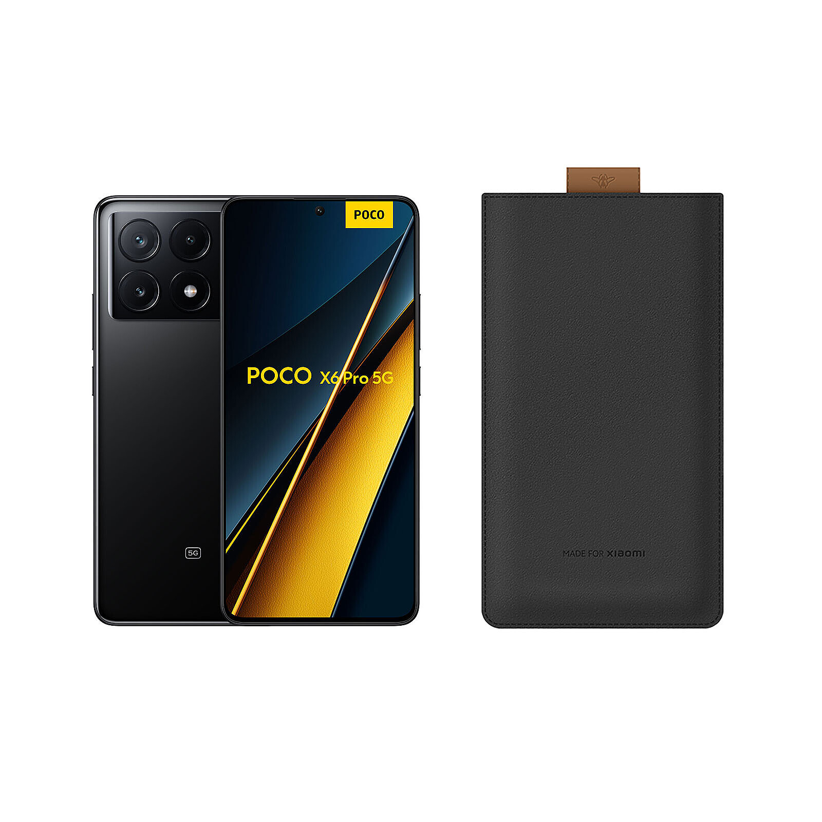 POCO X6 Pro 5G 8/256 ブラック Xiaomi Poco X6 Pro 5G Black (8 GB / 256 GB) - Mobile phone