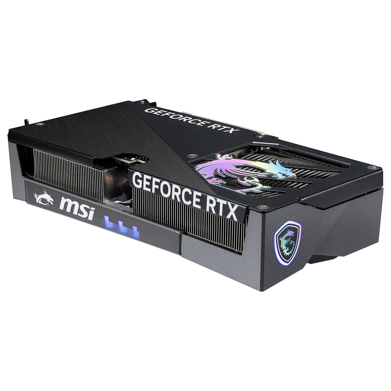 MSI GeForce RTX 5060Ti 16GB 2連ファン 白い2連ファン搭載の「MSI GeForce RTX 5060 Ti 16G VENTUS 2X OC