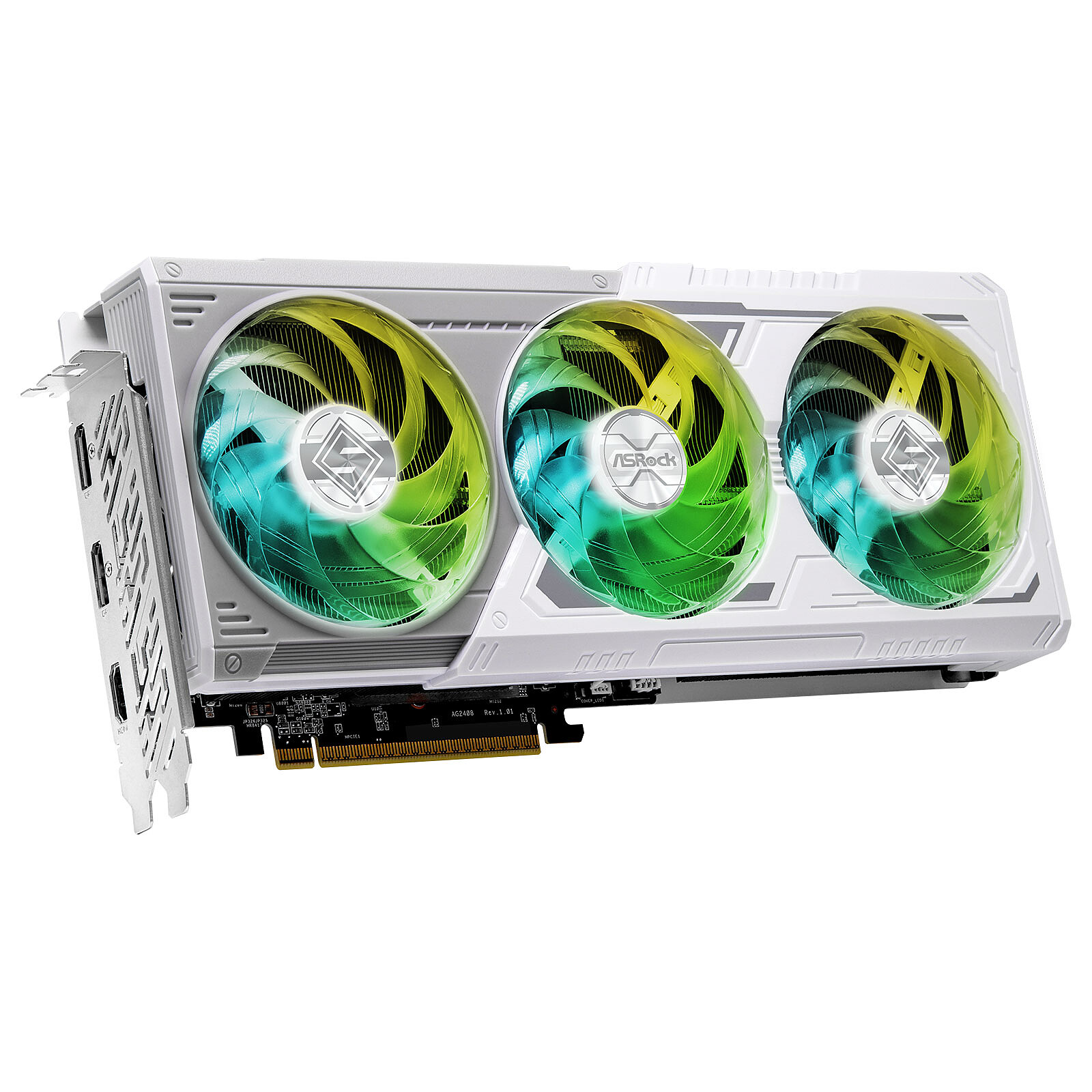 グラフィックボード・グラボ・ビデオカード ASRock Radeon 9060 XT Steel Legend 16GB ASRock AMD Radeon RX 9060 XT Steel Legend 16GB OC - Tarjeta