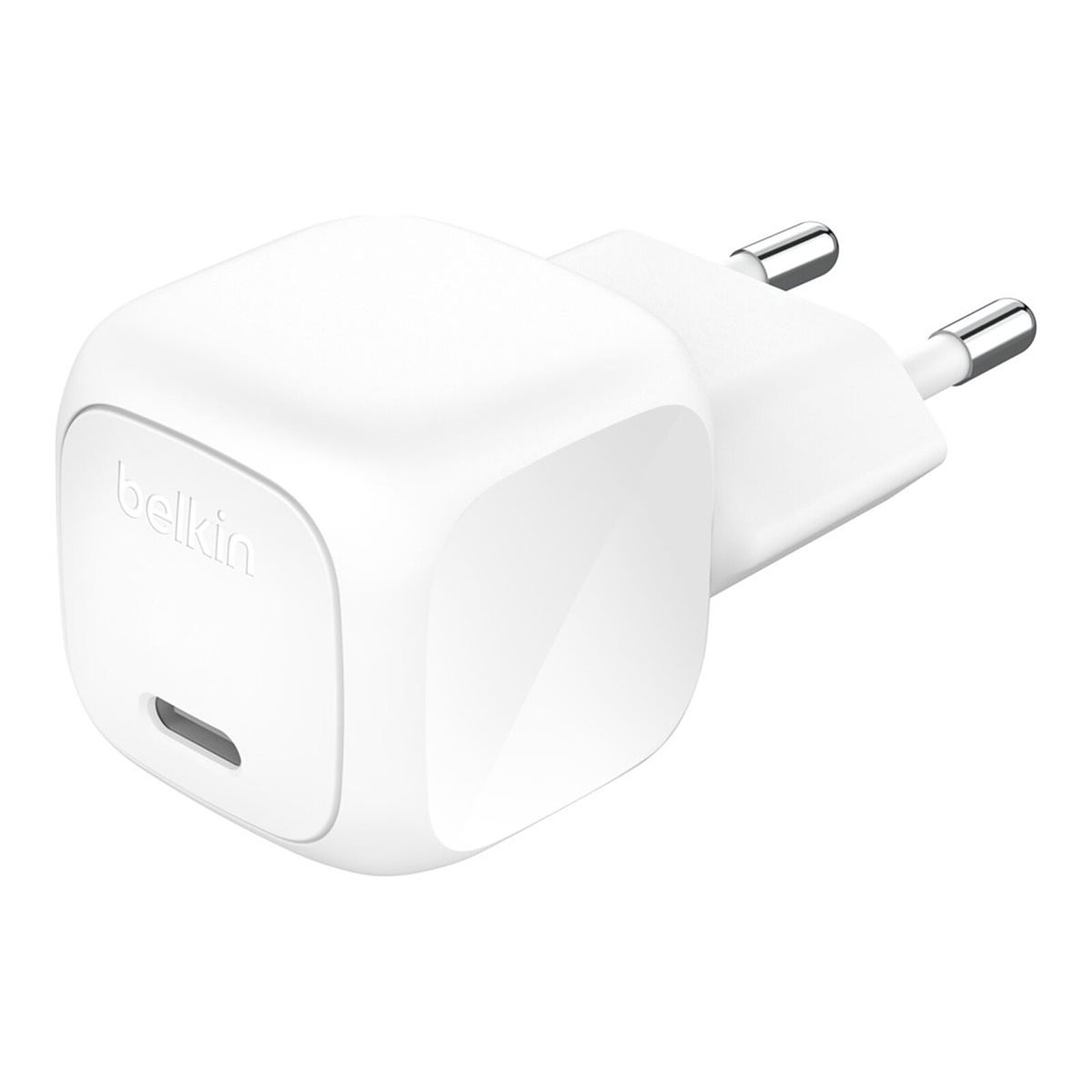 Belkin 20W USB-C Charger for iPhone and Samsung with 1m cable (White)