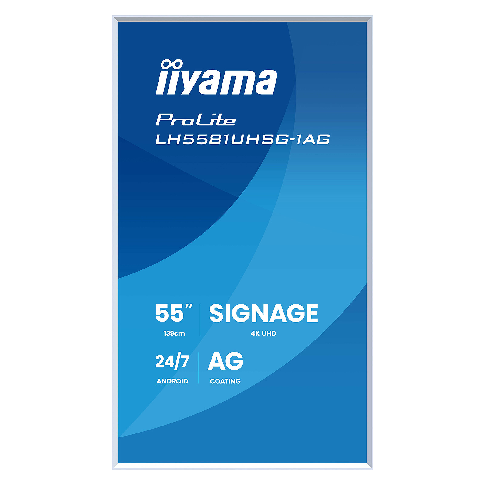 Iiyama LH5560UHS-B2AG – Display 4K UHD Da 55" Per Segnaletica Digitale Professionale