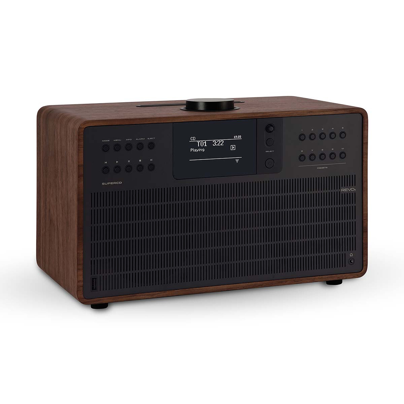 Radio-réveil PLL FM Bluetooth Muse M-172 BT Noir