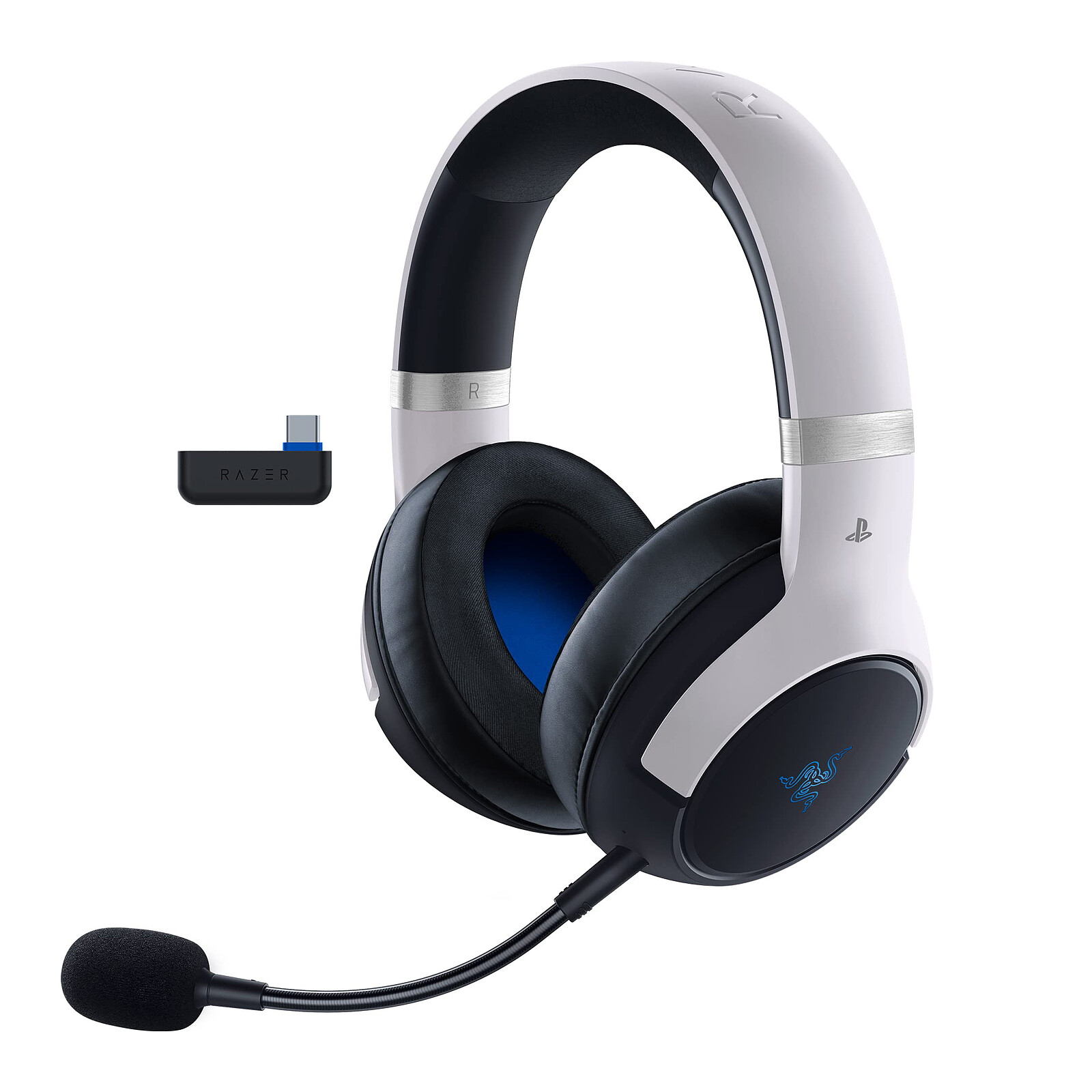 Razer Kaira Pro HyperSpeed for PlayStation (White) - Headset