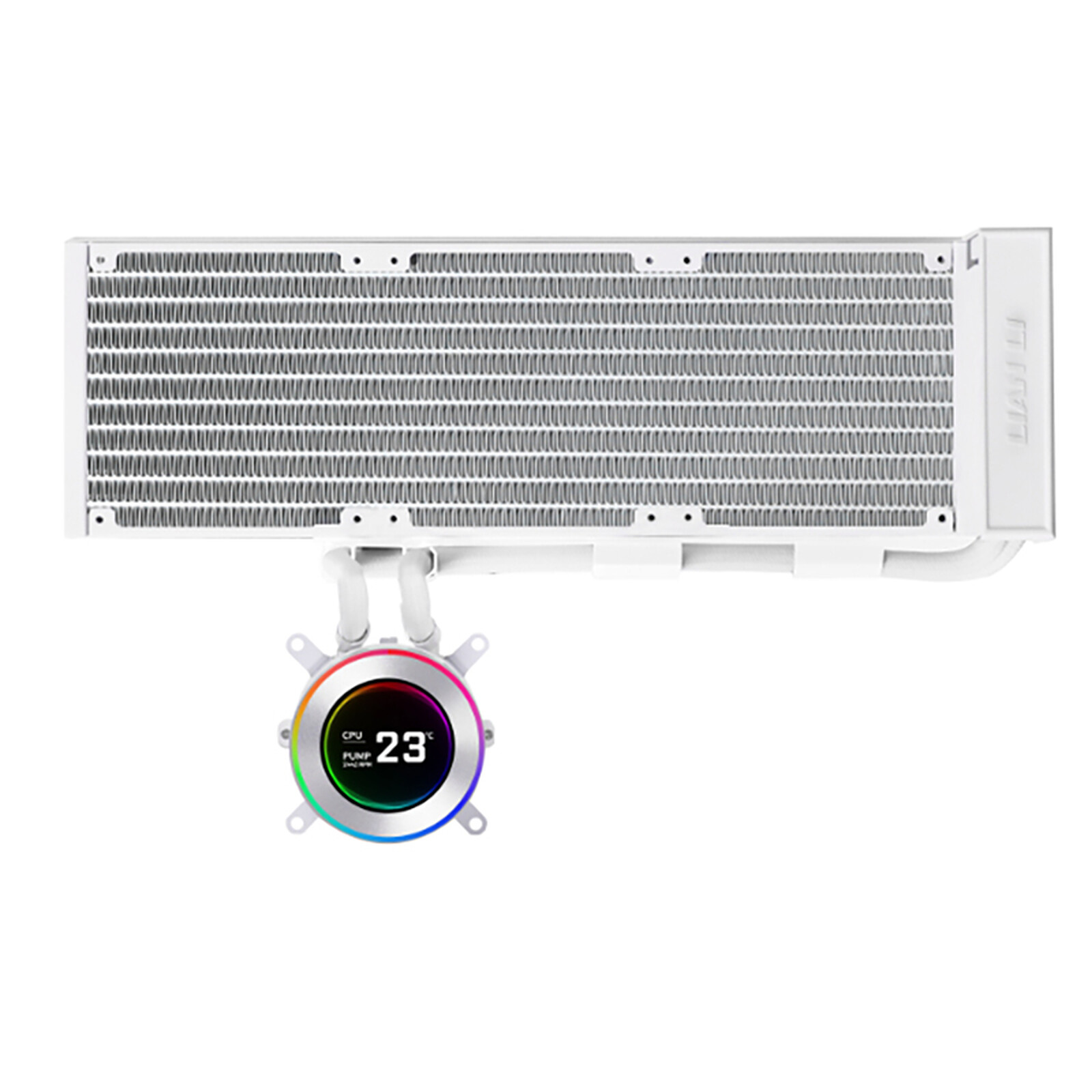 Lian Li Hydroshift II LCD-C 360N Fanless (white) - CPU fan