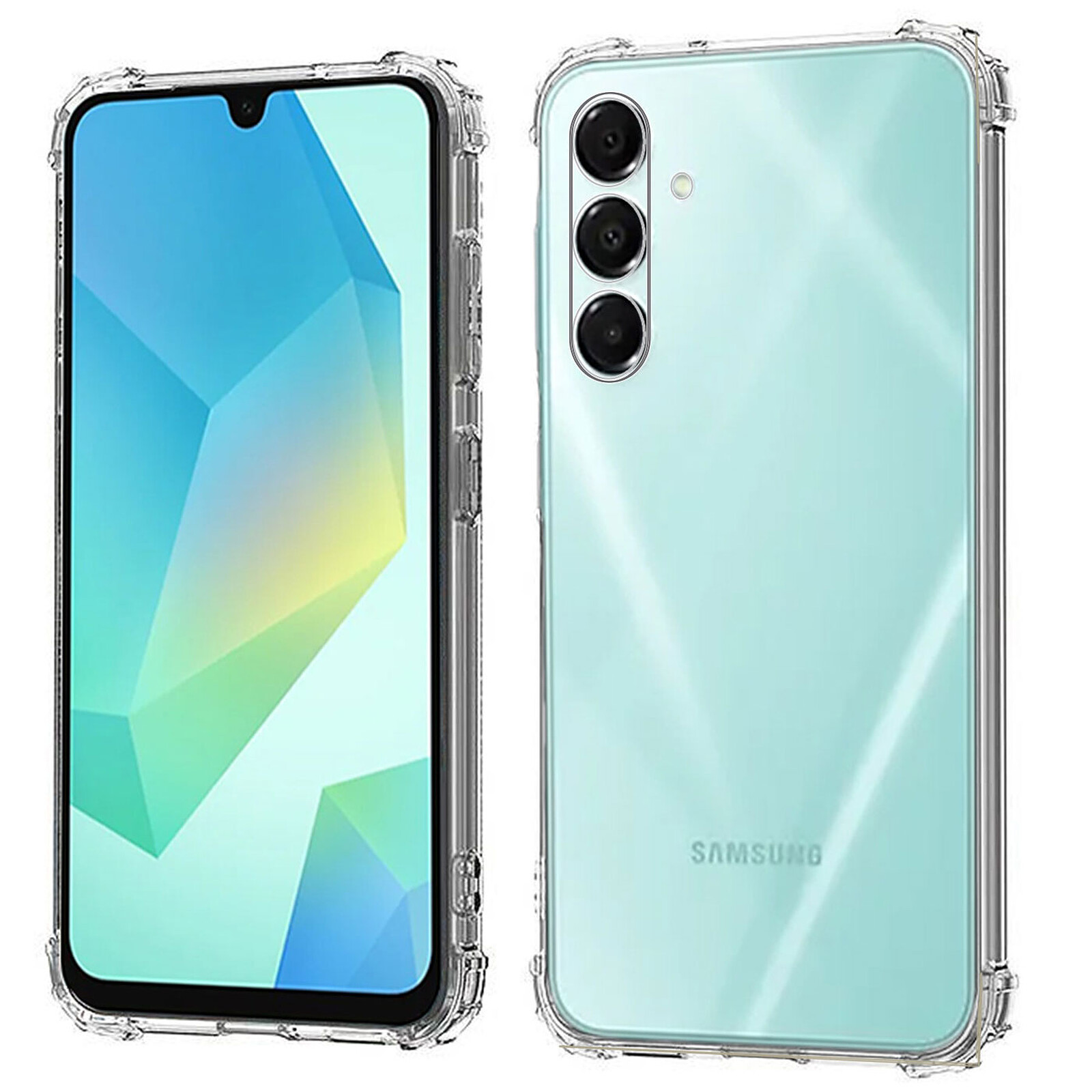 HONLEN Custodia Per OPPO A17 – Cover Trasparente Sfumata In TPU, 4 Angoli Rinforzati Con Airbag, Design Orso Bambola, Antigraffio E Antiurto