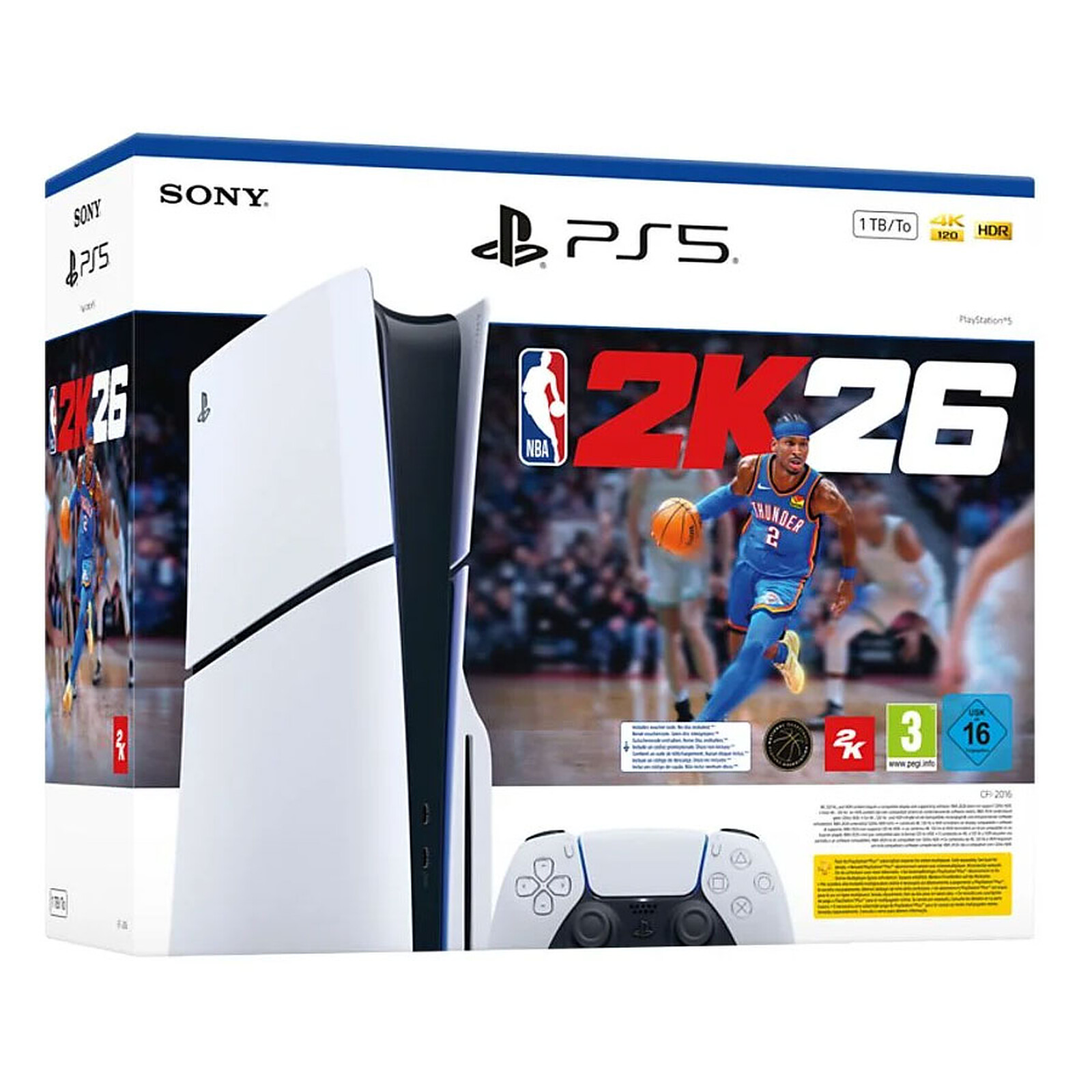 Sony PlayStation 5 + NBA 2K26 - PS5 console - LDLC