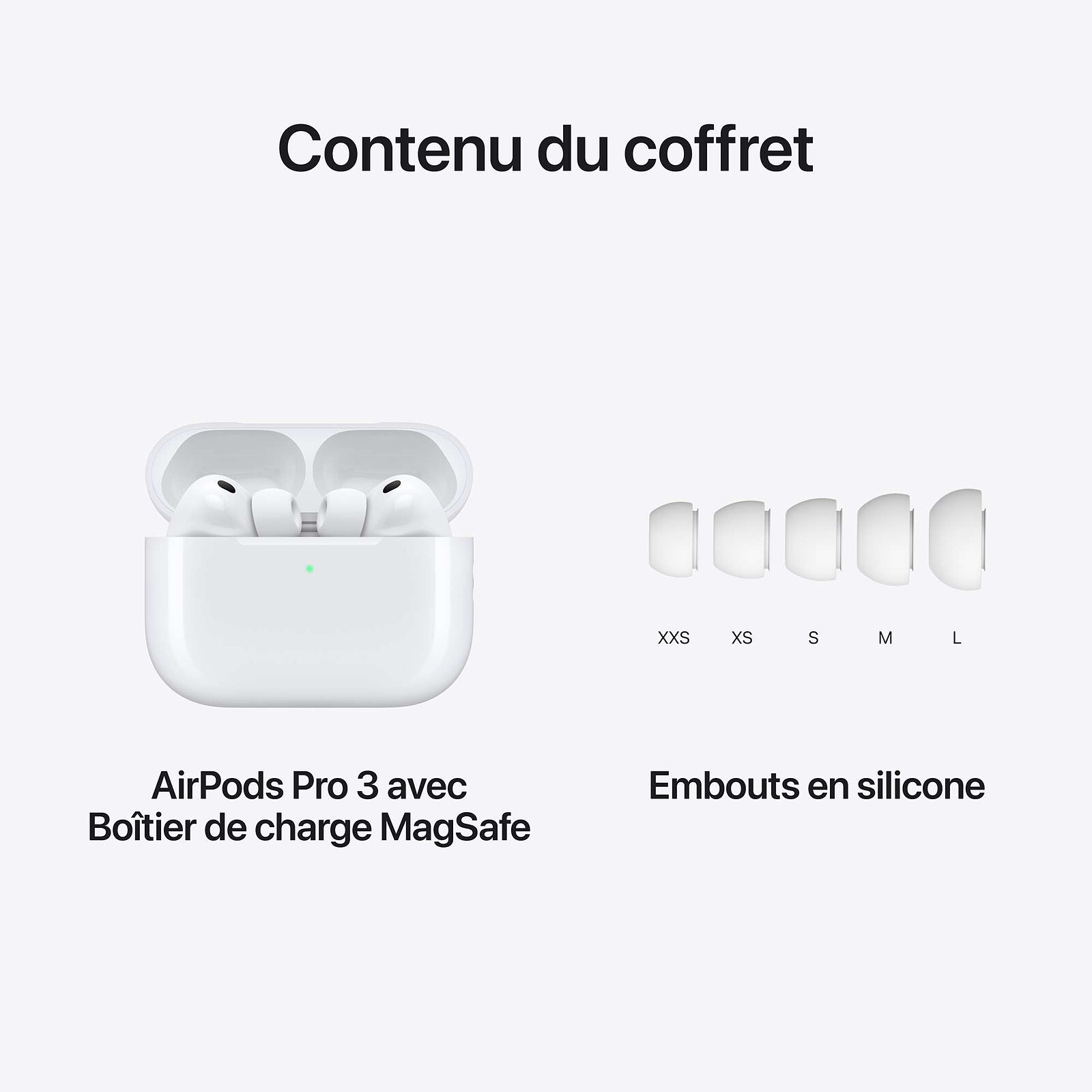 Apple AirPods Pro 3 with MagSafe charging case (USB-C