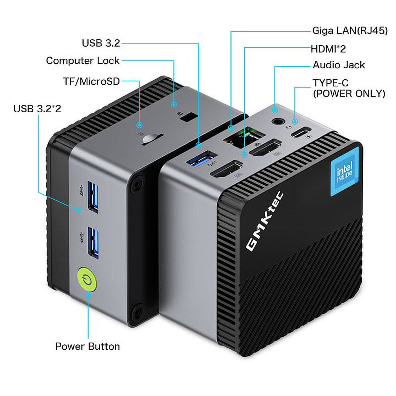 Mini PC Workstation N97 12/512 23.8