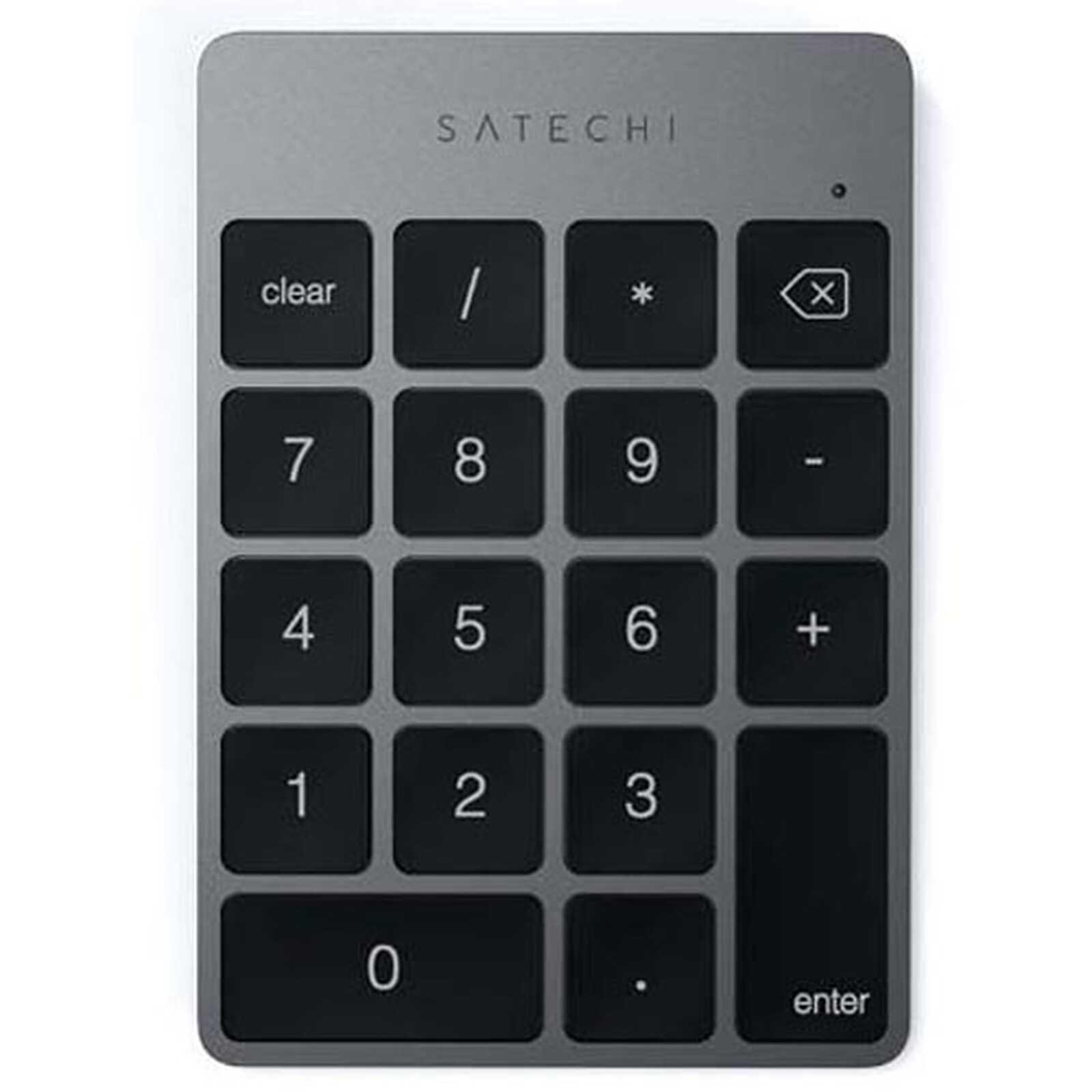 Tastierino Numerico Wireless Portatile | 35 Tasti, Doppia Modalità 2.4G/BT, Digitazione Silenziosa, Per PC E Laptop (Grigio Argento)