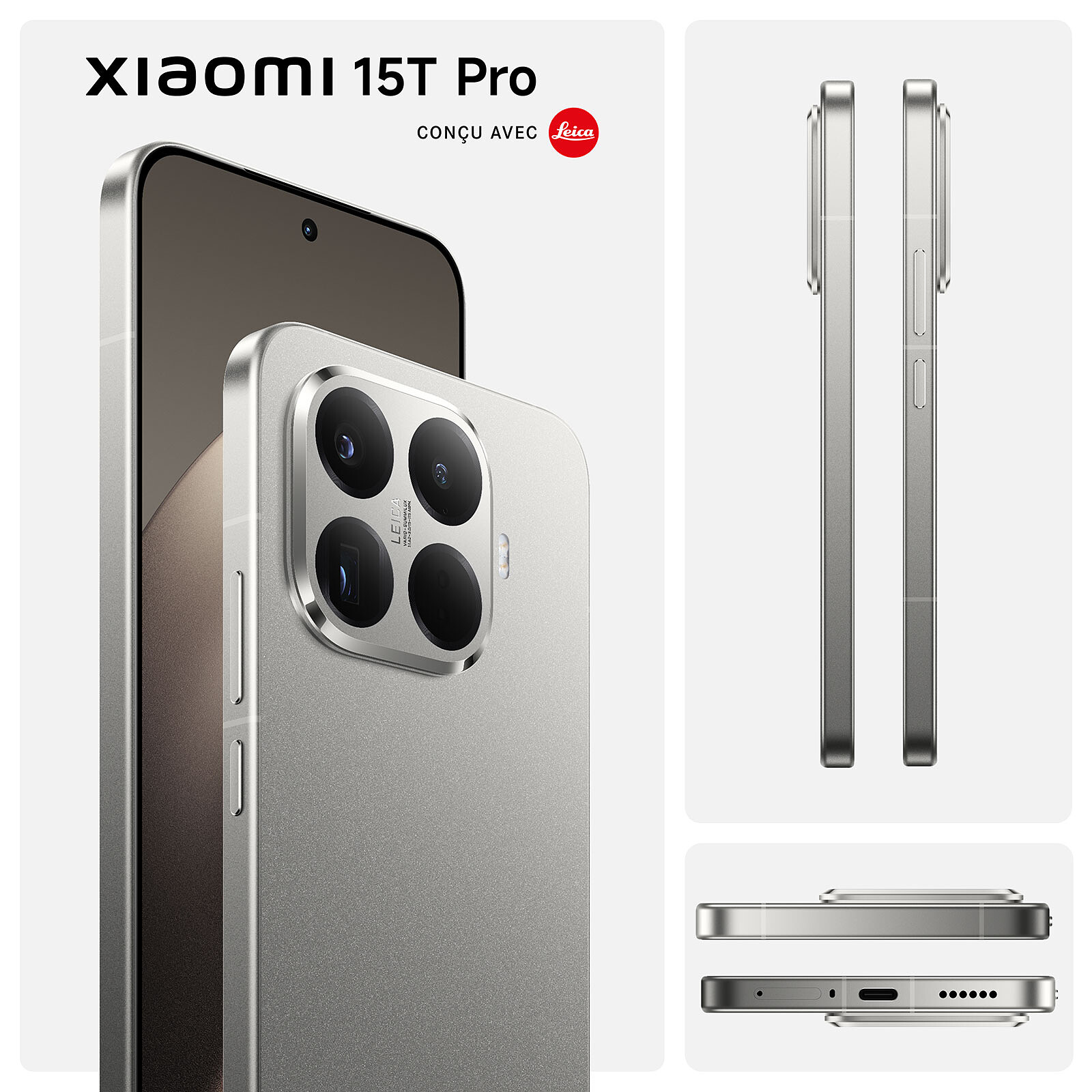 Xiaomi 15T Pro Designed with Leica Grey (12GB / 512GB) - Mobile