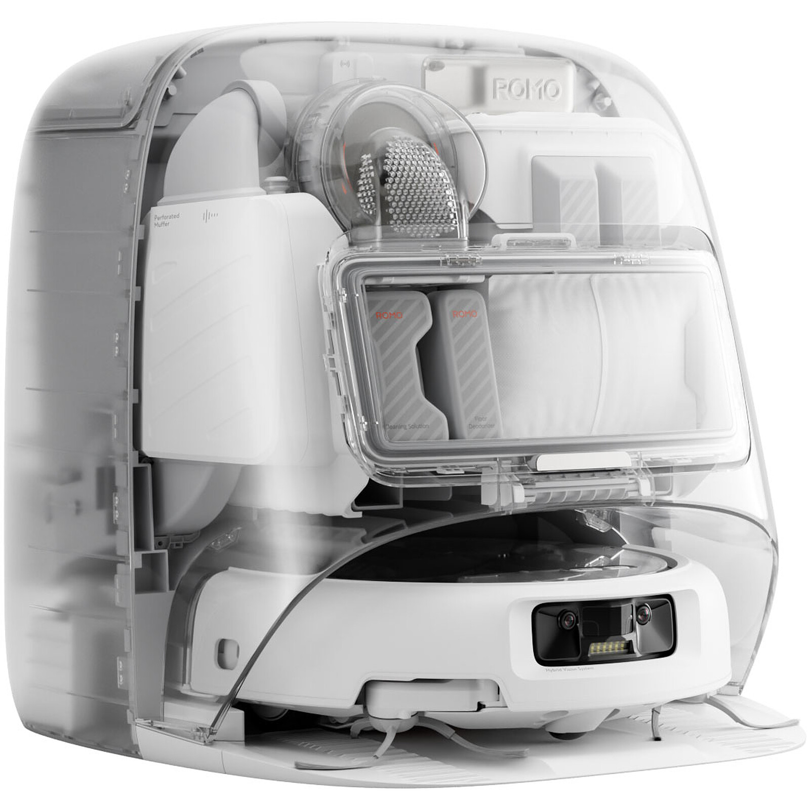 Pièces Rechange Pour Aspirateur Robot DJI Romo S/A/P - 4 Chiffons + 6 Sacs à Poussière - Kit Nettoyage Complet