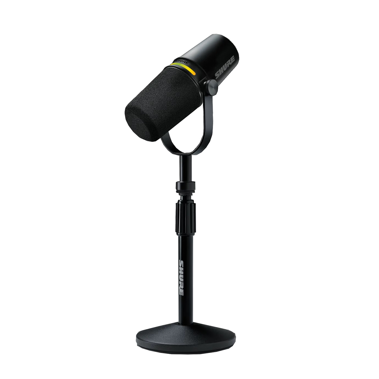 Shure MV7+ Negro con soporte de mesa - Micrófono - LDLC