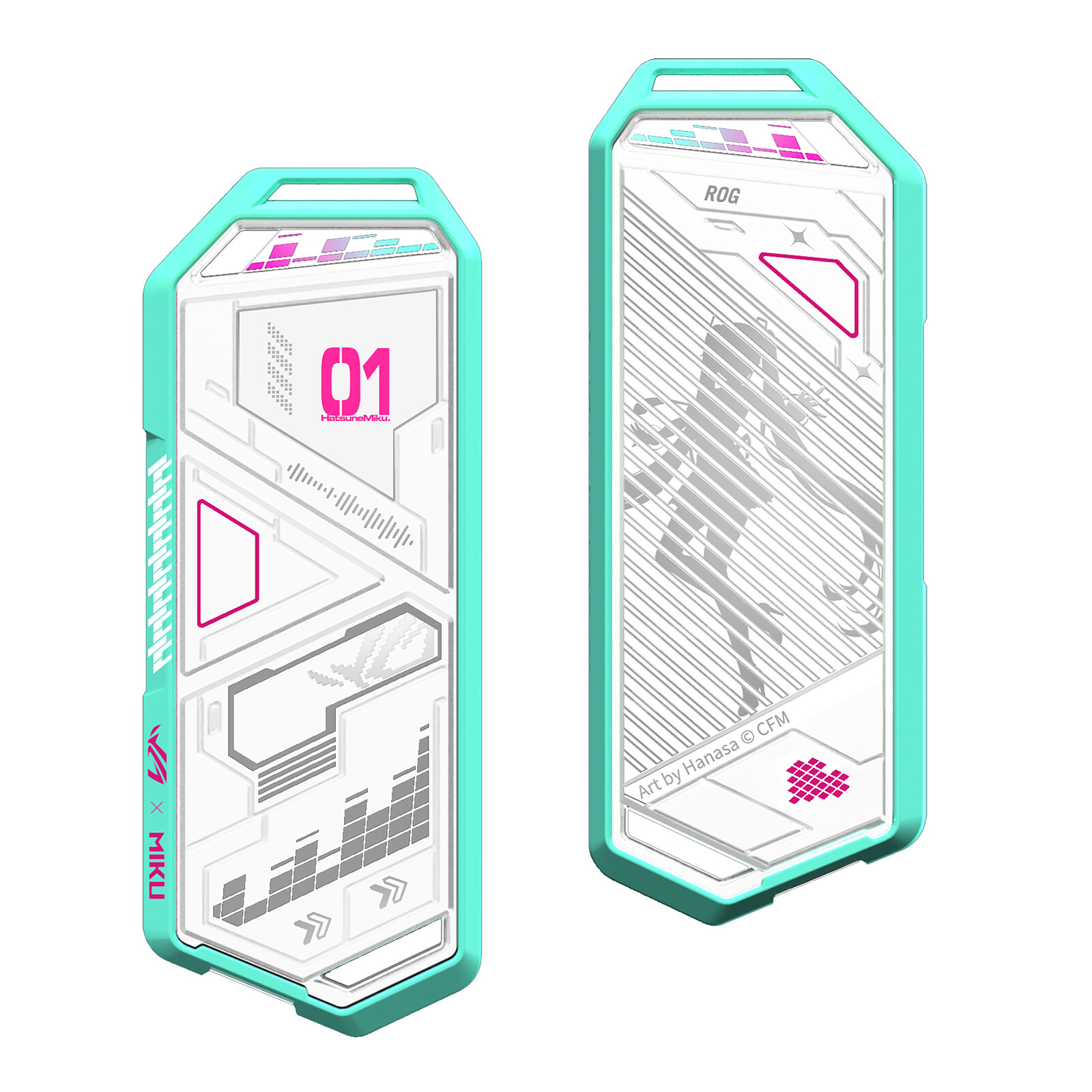 ASUS ROG STRIX ARION Hatsune Miku Edition - Caja de disco duro - LDLC