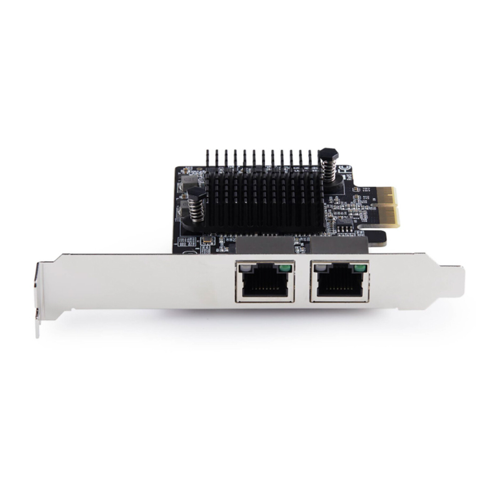 Scheda Di Rete Gigabit PCI-Express RJ45 – Adattatore LAN 10/100/1000 Mbps Per PC Desktop, Nero