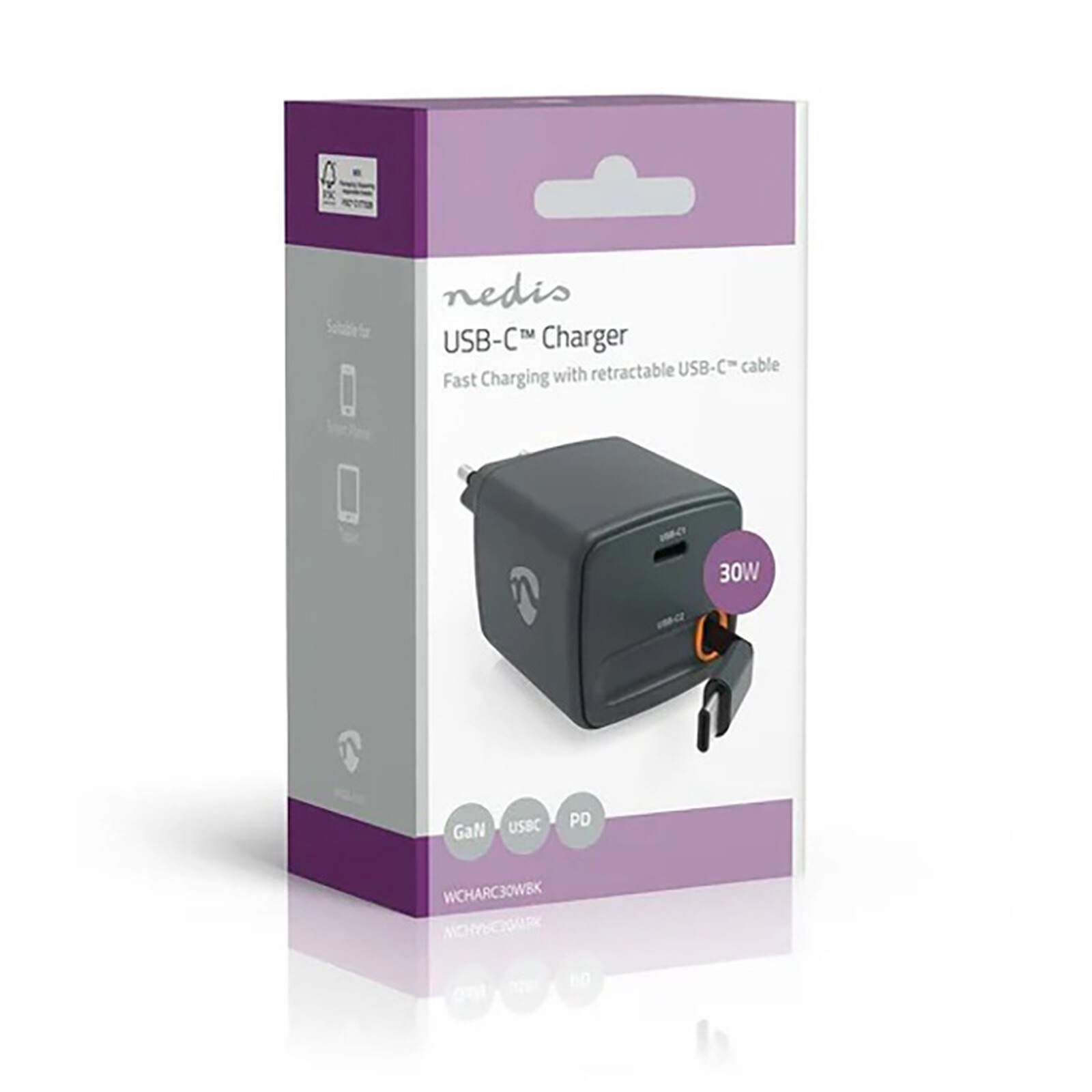 NEDIS CSWI6002BK Interruttore USB A 2 Porte, 1x USB A, 2x USB-B, Metallo Nero, 480 Mbps, Per Condividere Stampante E Periferiche