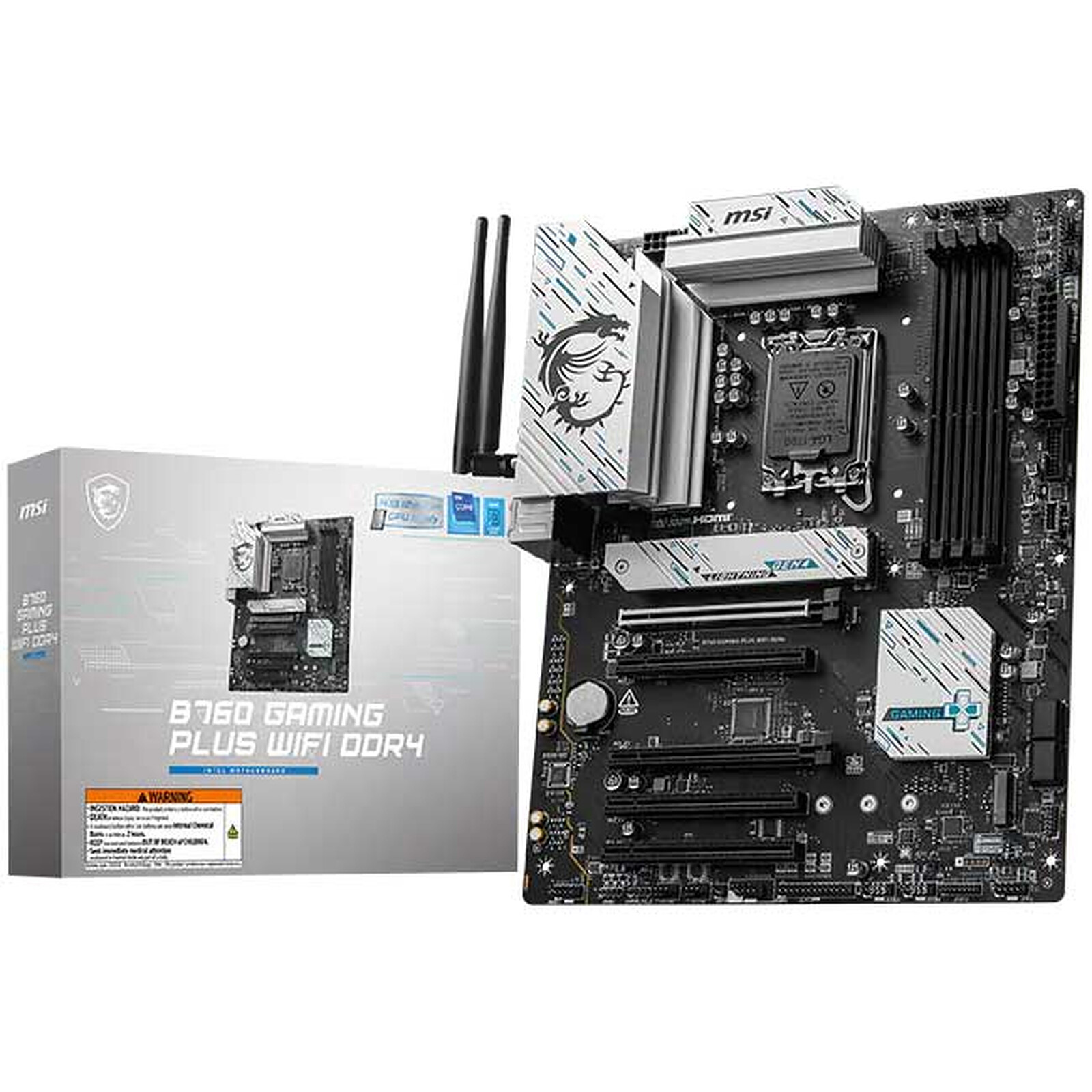 MSI B760 GAMING PLUS WIFI DDR4 - Motherboard - LDLC